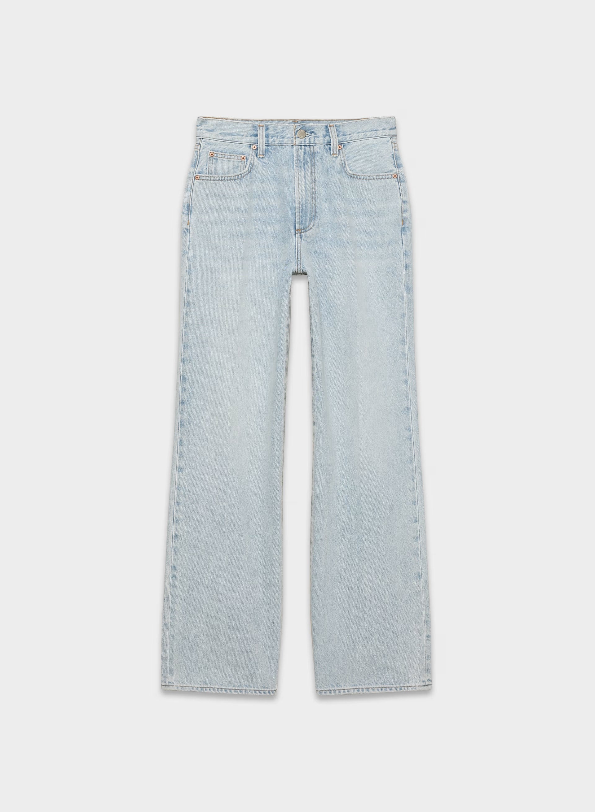 Denim Forum The Farrah Hi-Rise Wide Jean - 15 YRS BRL THR BLEU