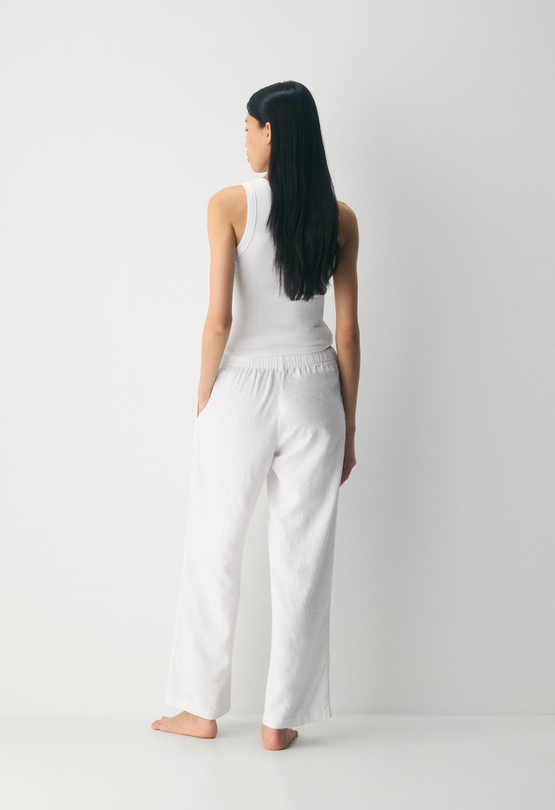 Sontag Linen Pant - WHITE