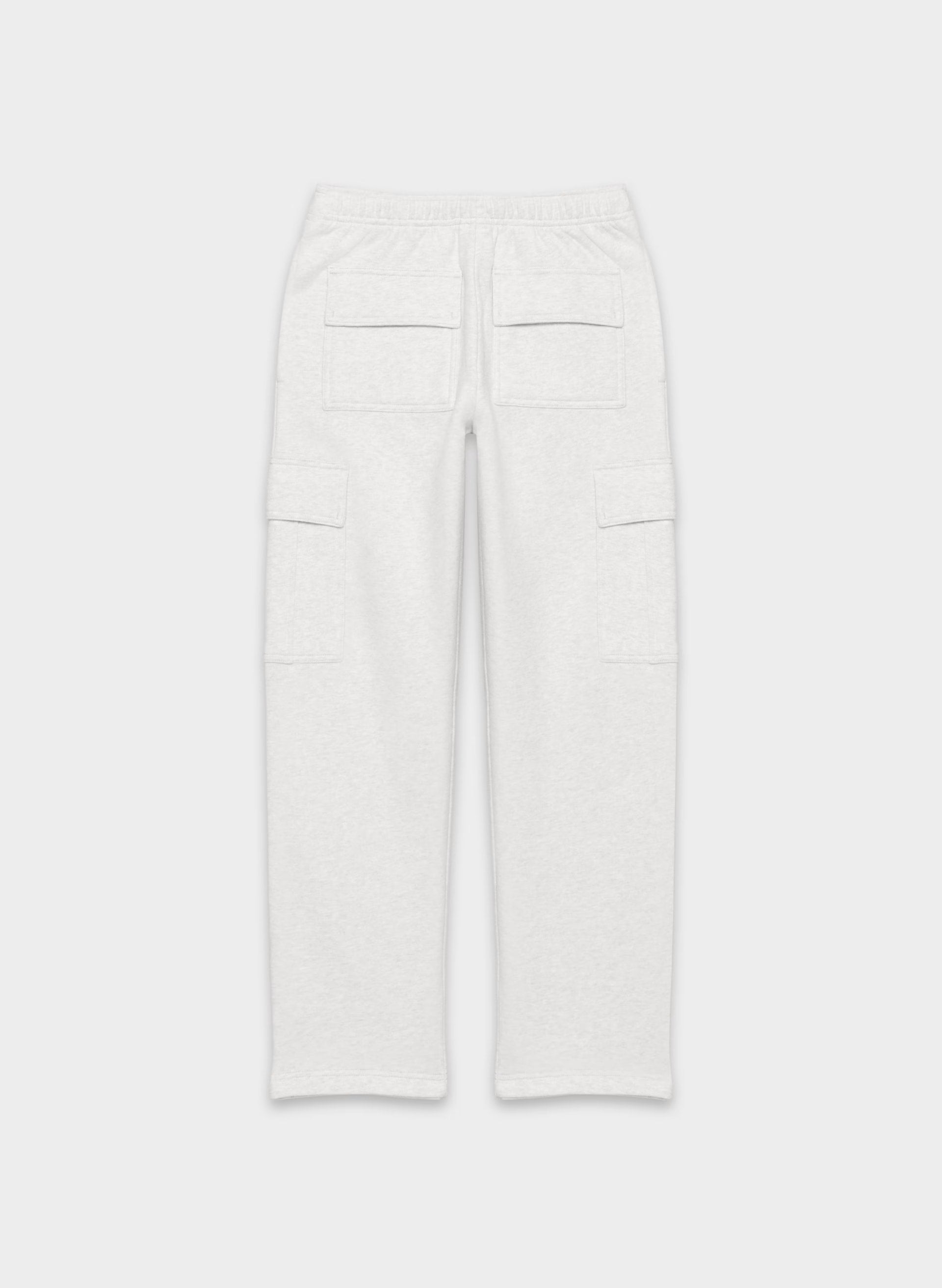 Cozy Sweatfleece Mega Cargo™ Sweatpant - HEATHER CLOUD WHITE
