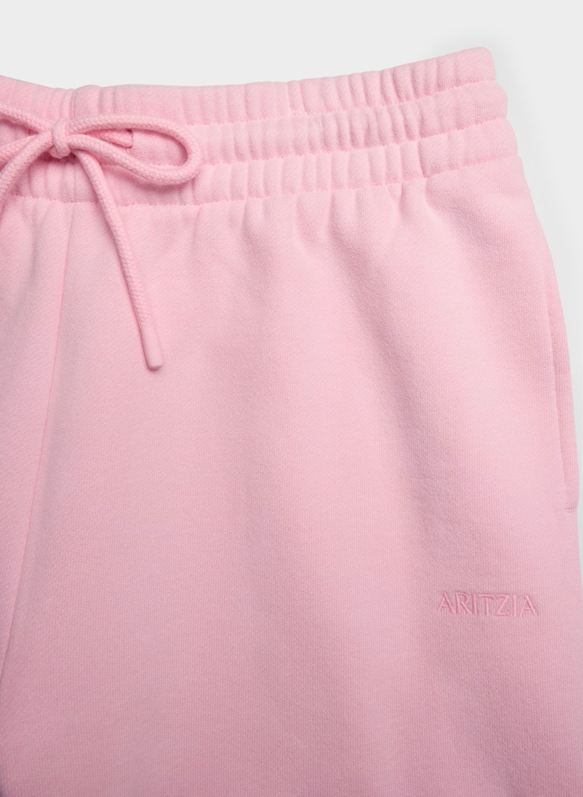 Cozy Sweatfleece Boyfriend Wide Sweatpant - MILKSHAKE PINK