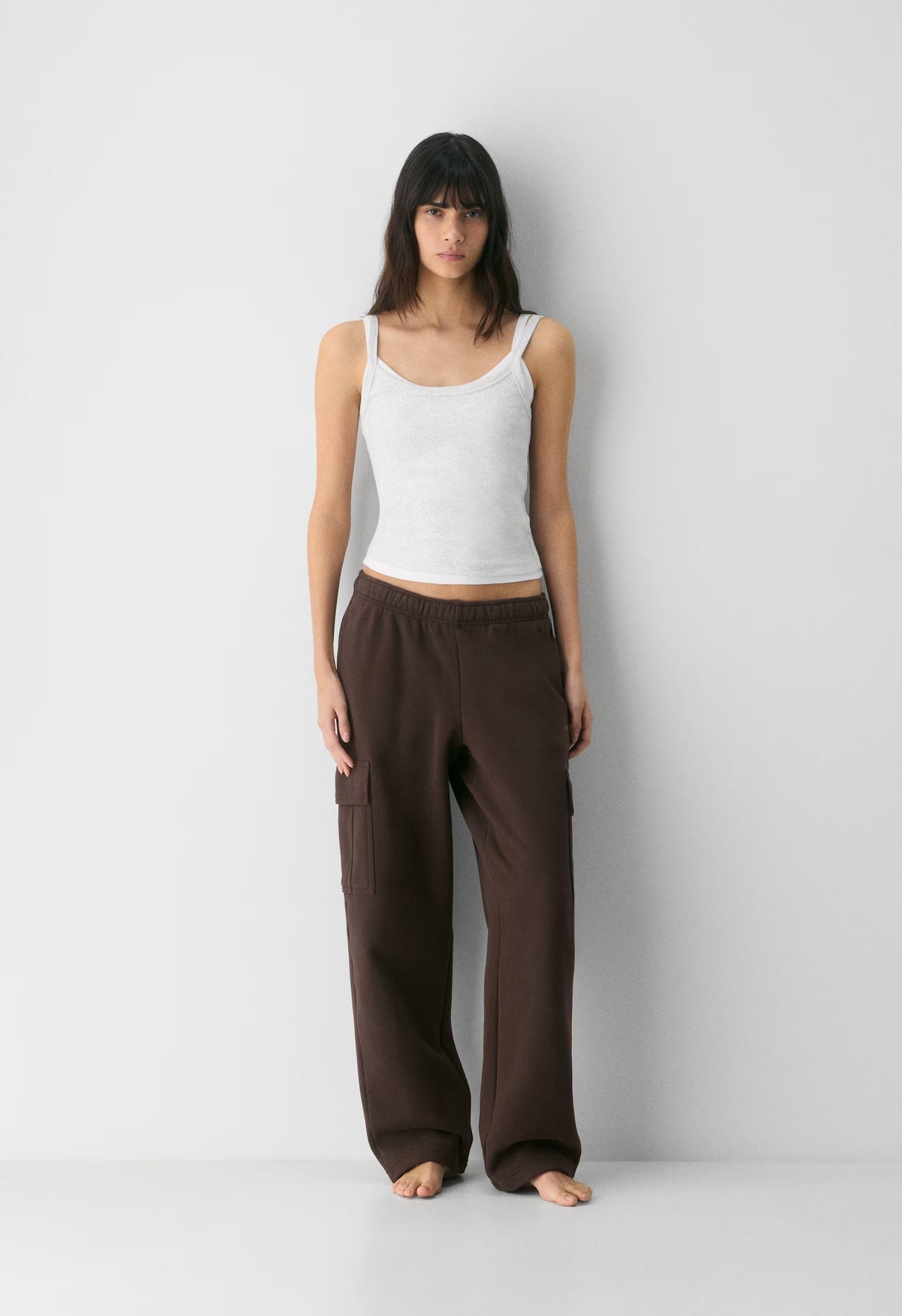 Cozy Sweatfleece Mega Cargo™ Sweatpant - RICH MOCHA BROWN