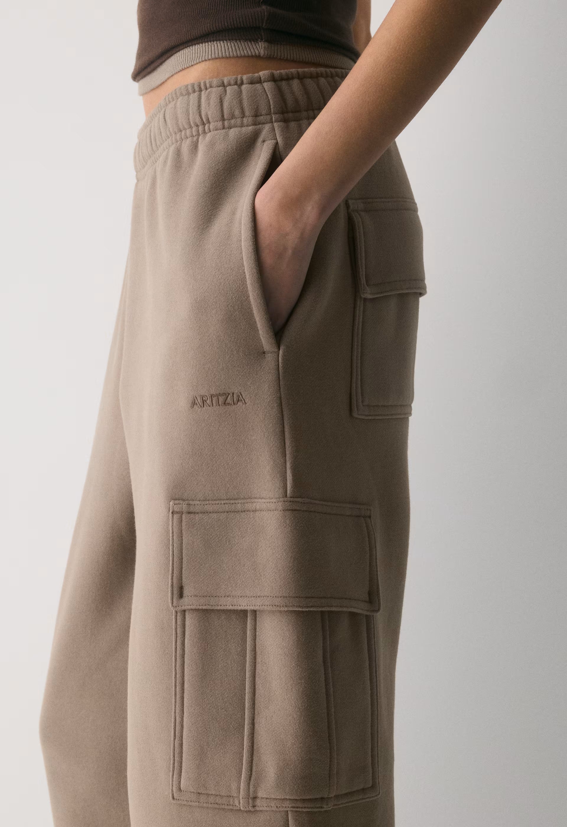 Cozy Sweatfleece Mega Cargo™ Sweatpant - NOMAD TAUPE