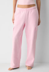 Cozy Sweatfleece Mega Cargo™ Sweatpant - MILKSHAKE PINK