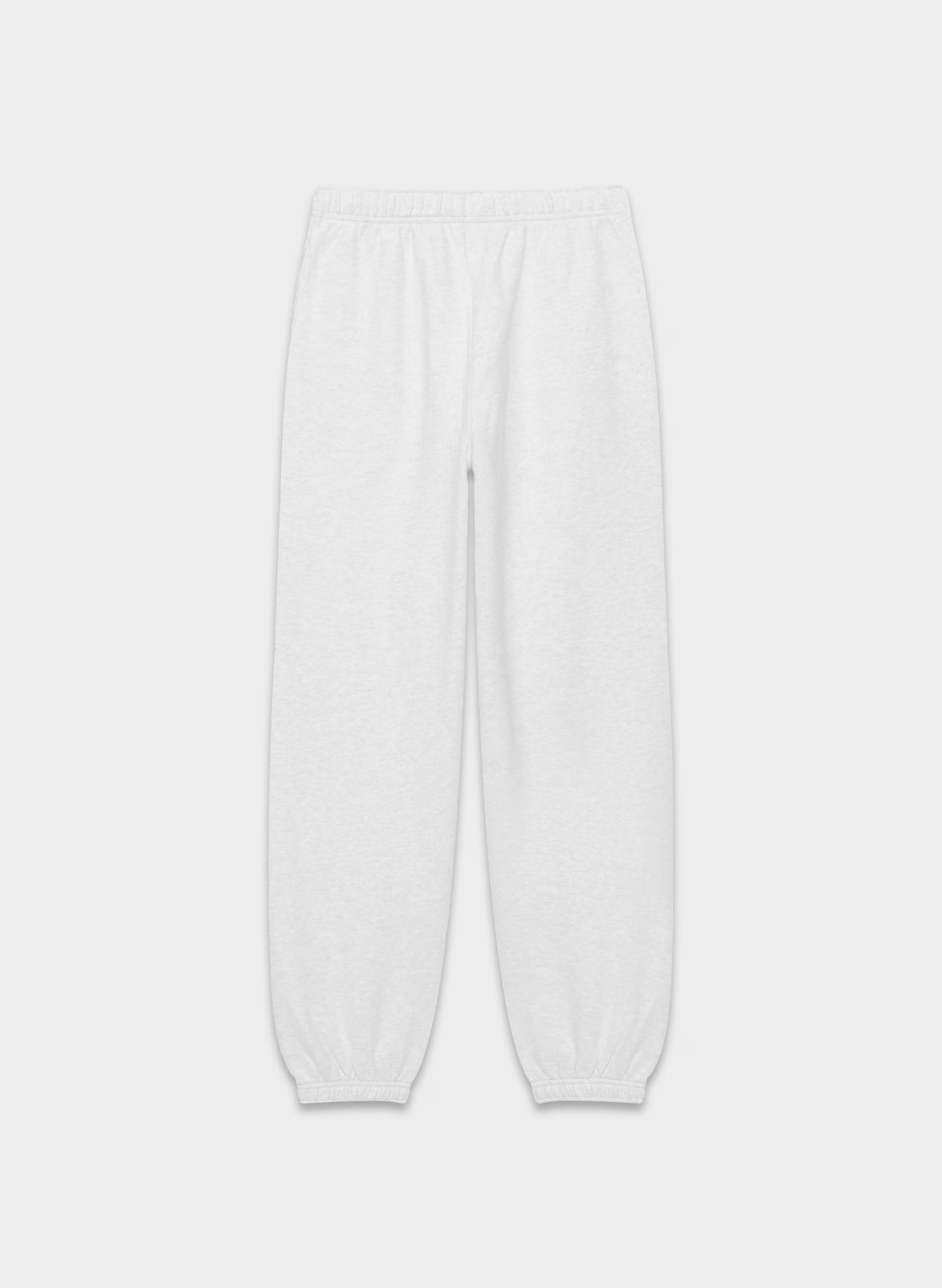 Cozy Sweatfleece Mega Jogger - HEATHER CLOUD WHITE