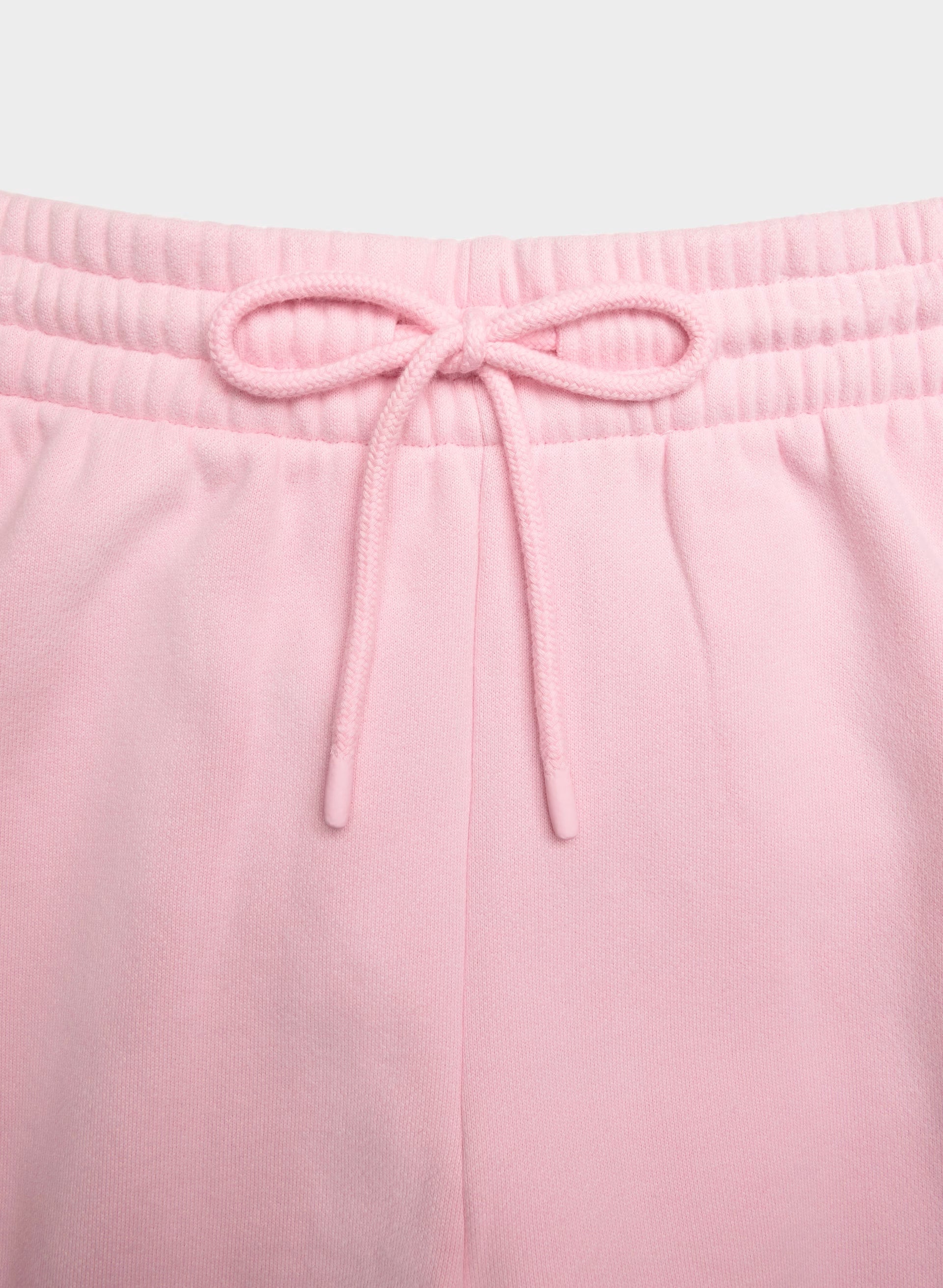 Cozy Sweatfleece Boyfriend Wide Sweatpant - MILKSHAKE PINK