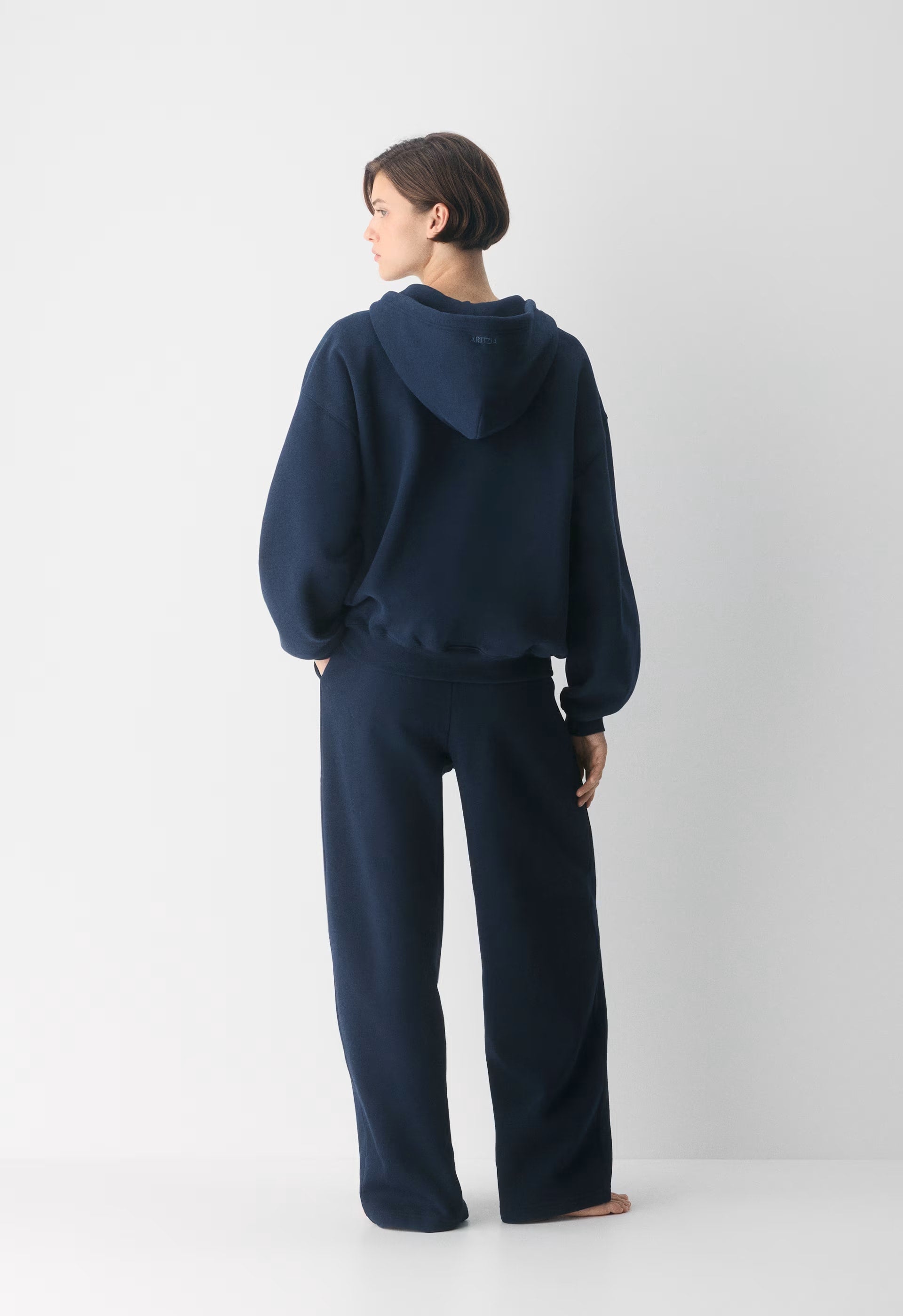 Cozy Sweatfleece Boyfriend Barrel Sweatpant - ADMIRAL
