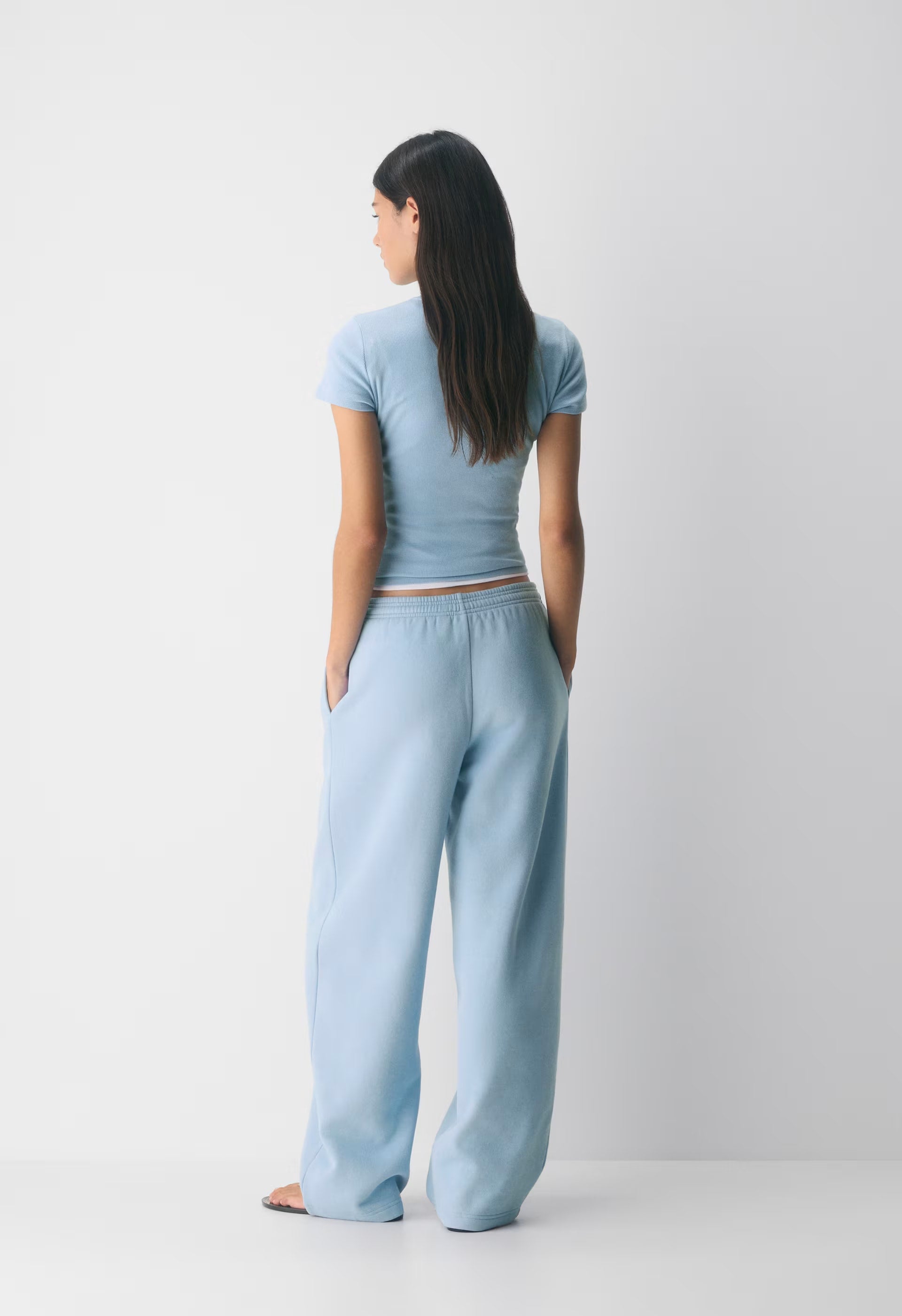 Cozy Sweatfleece Boyfriend Barrel Sweatpant - HEATHER ECRU