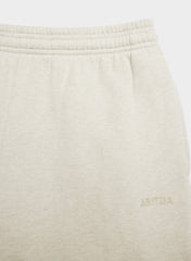 Cozy Sweatfleece Boyfriend Barrel Sweatpant - HEATHER ECRU