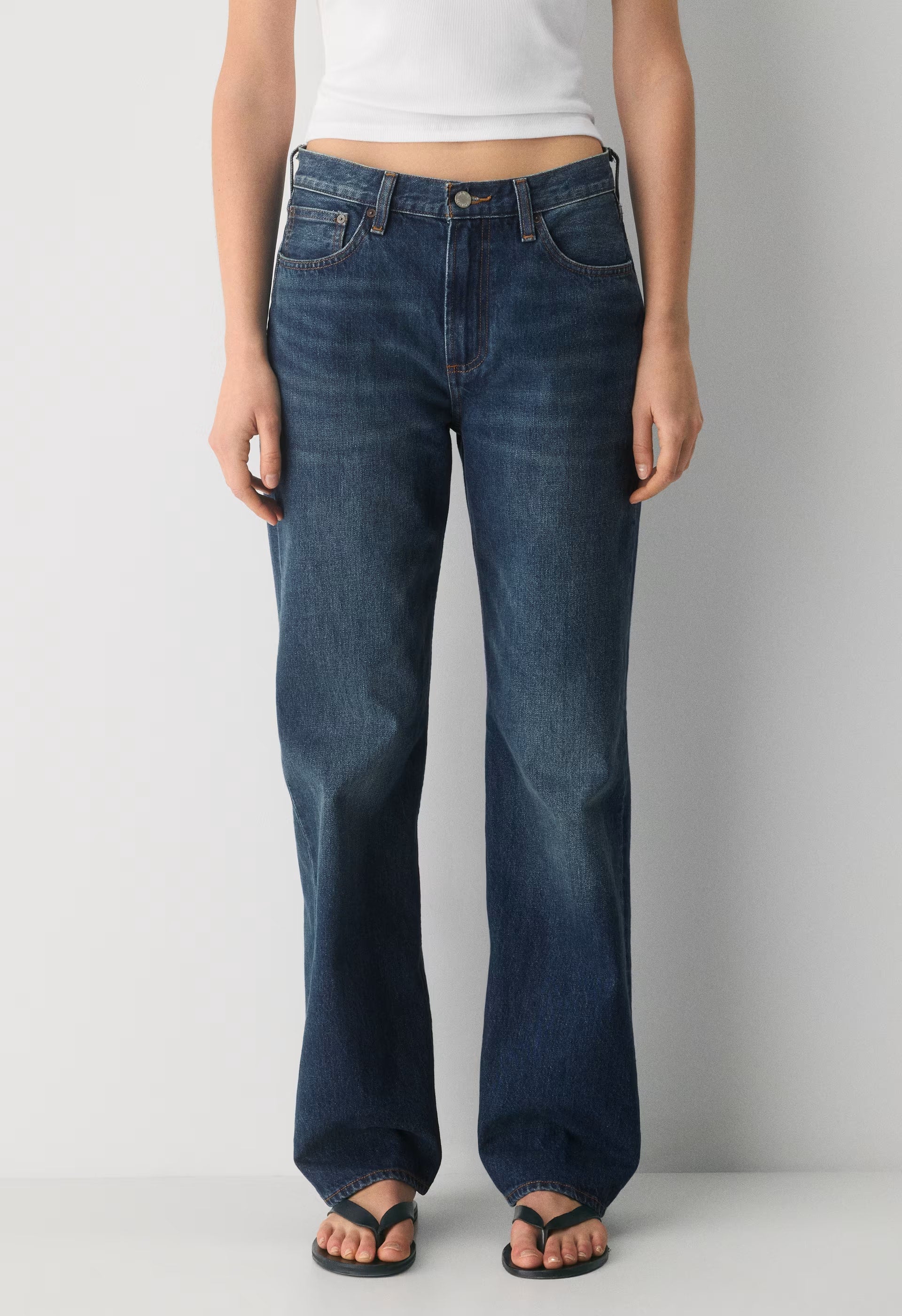 Denim Forum The '90s Iggy Lo-Rise Baggy Jean - BE ABOUT DARK BLEU