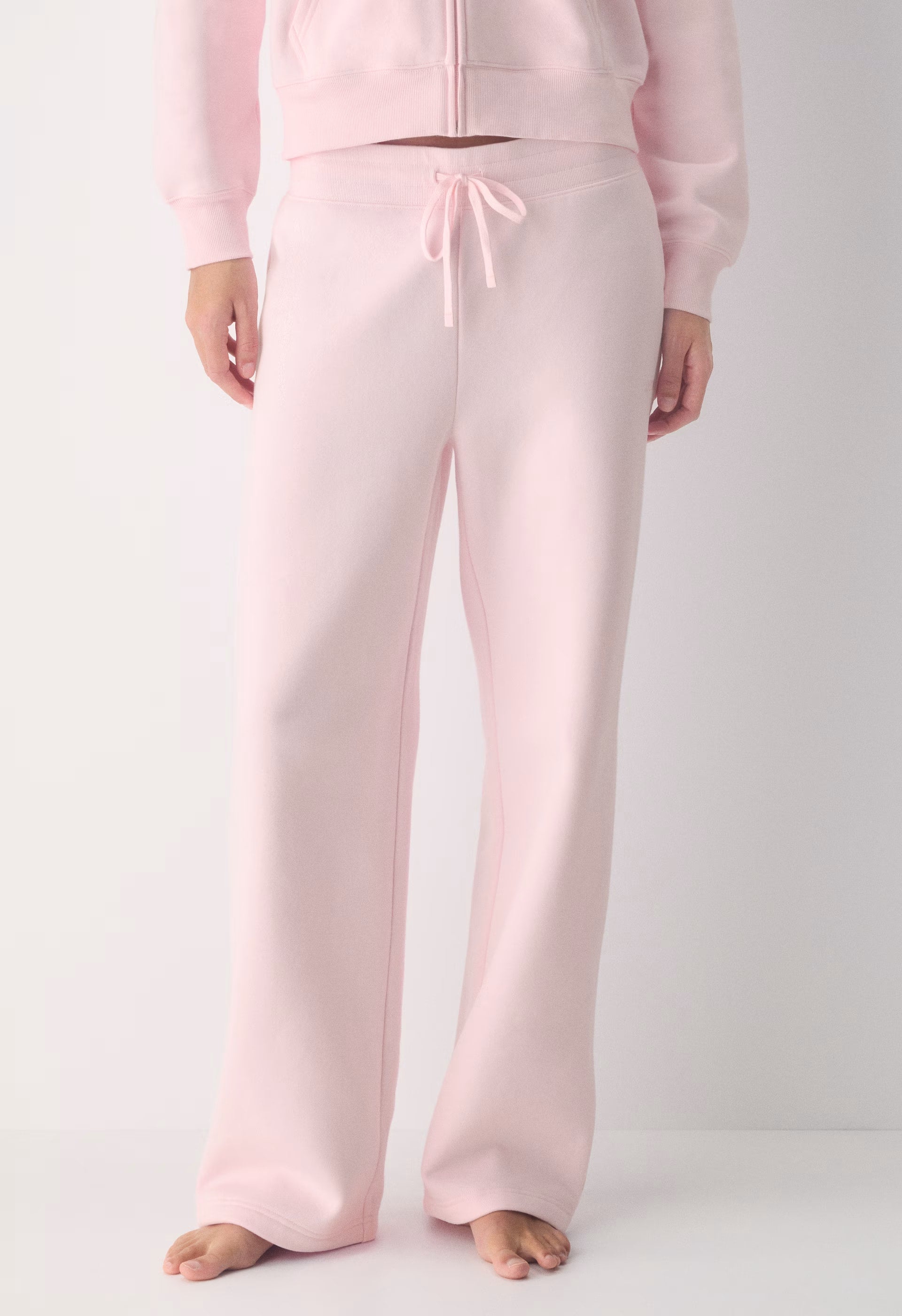 Cozy Sweatfleece Perfect Banded Sweatpant - VILLA PINK