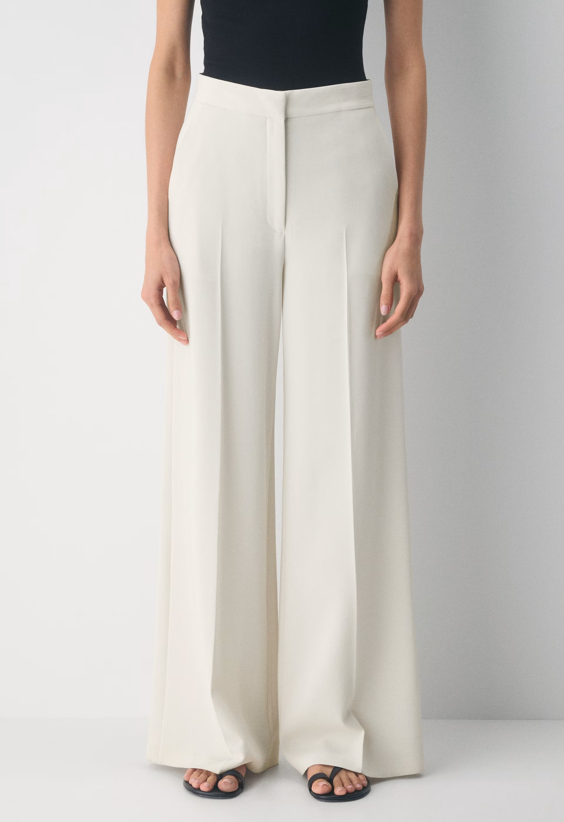 Leeway Pant - Sway Crepe - VINTAGE WHITE