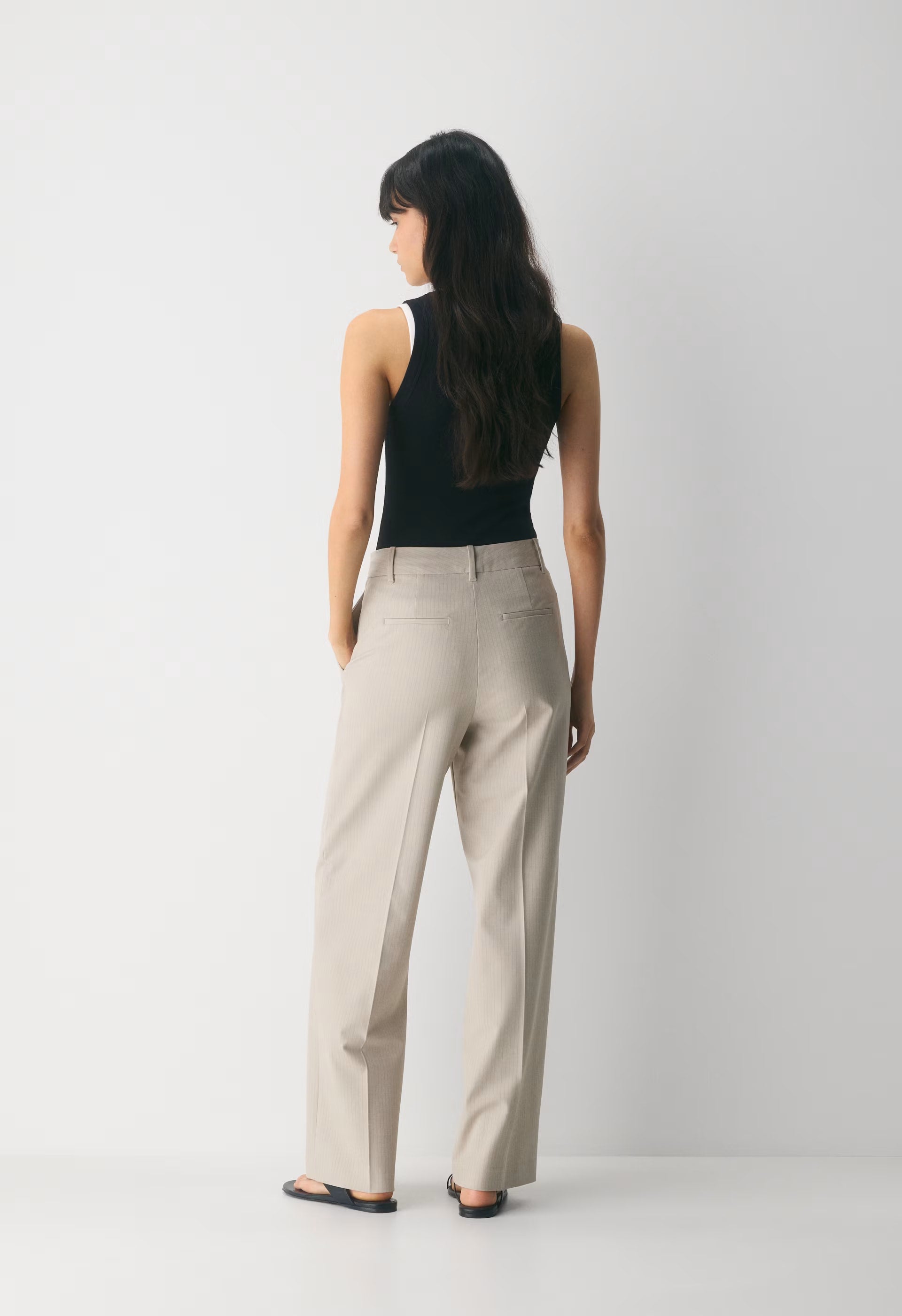 The Effortless Pant™ - Eversential™ Light - HUGH STRIPE MT PRL/GRY