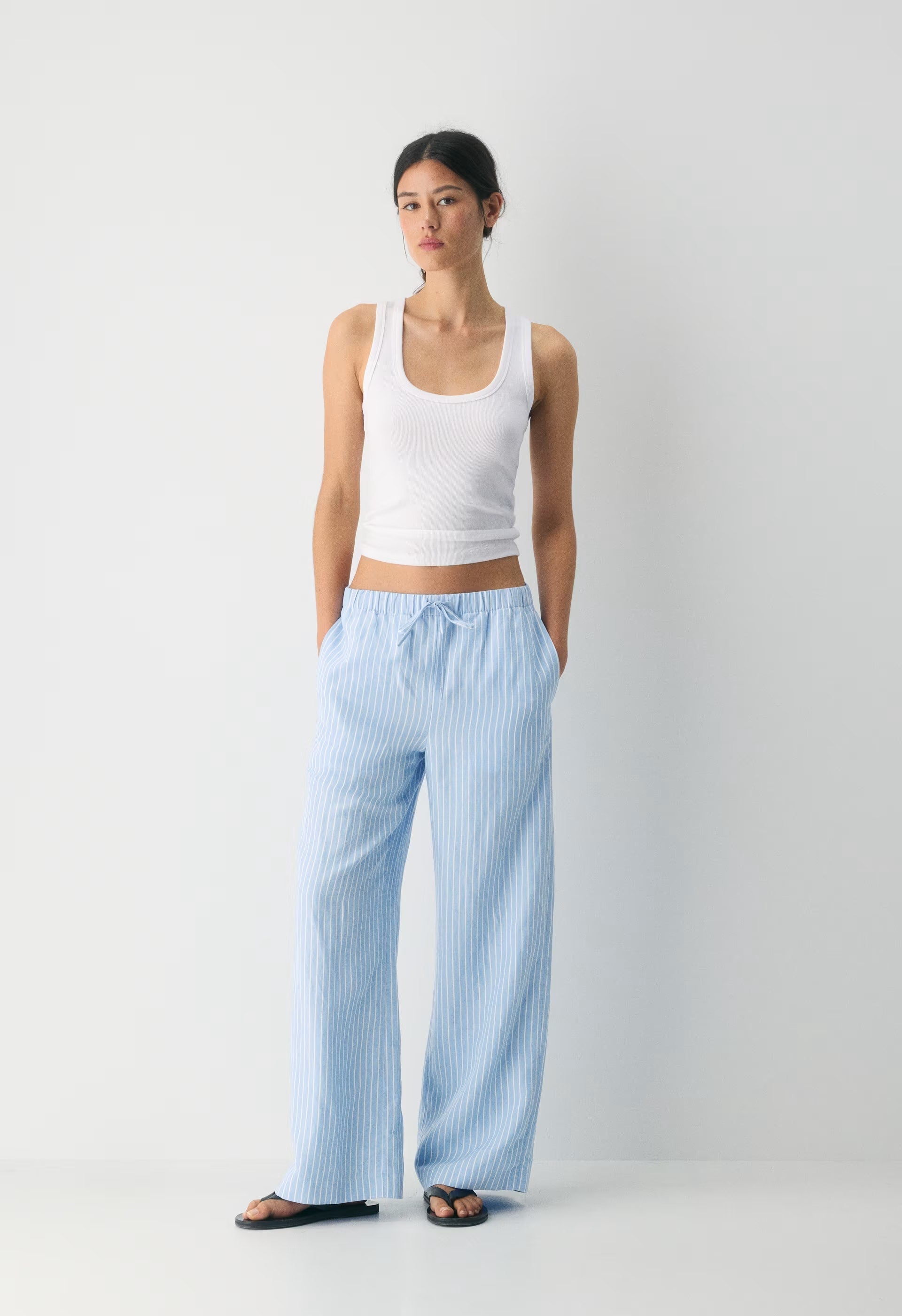 The Lodge Pant™ - CruiseLinen™ - MITCHELL ST CNFWR B/W
