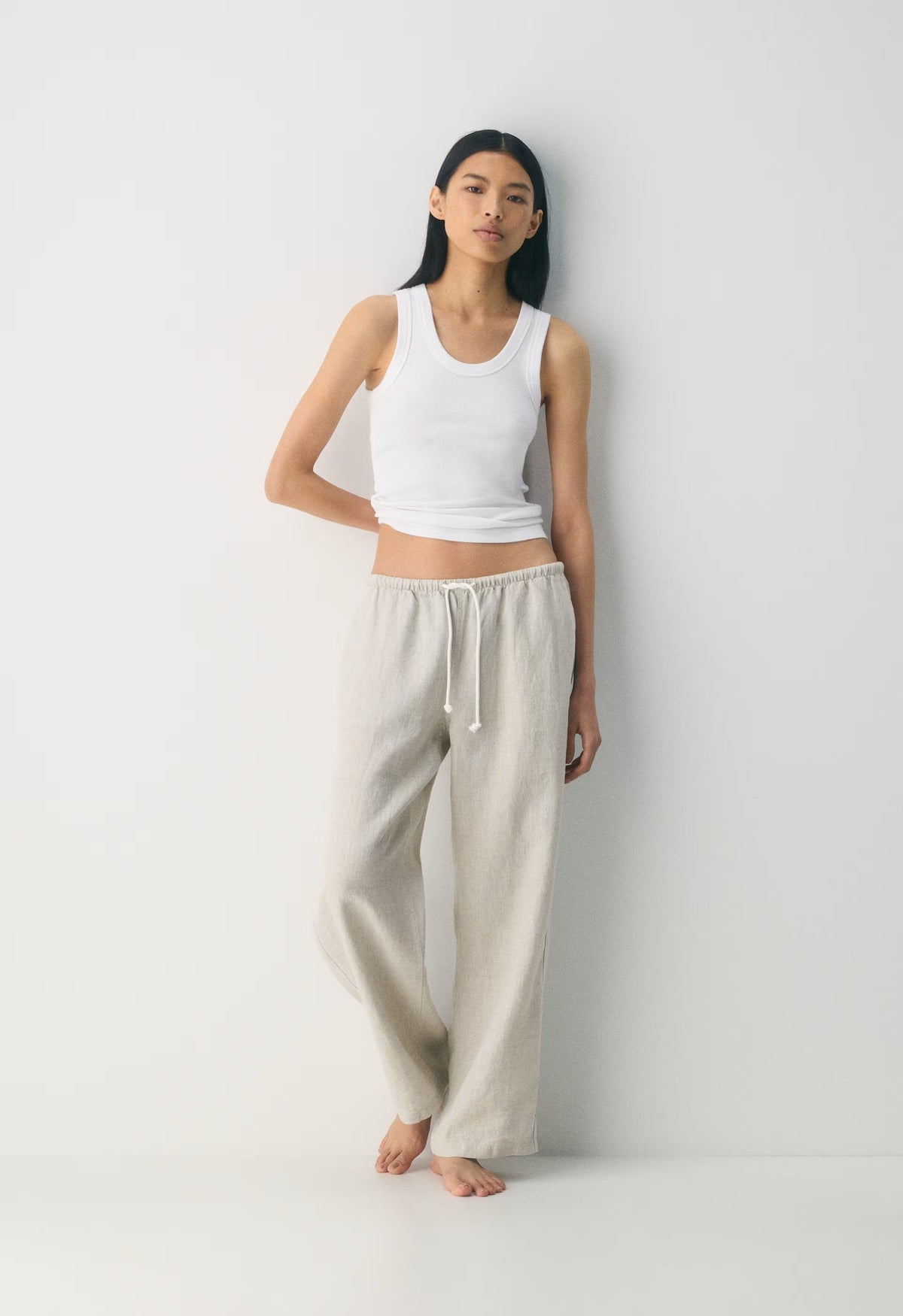 Charleston Linen Pant - UNDYED ECRU