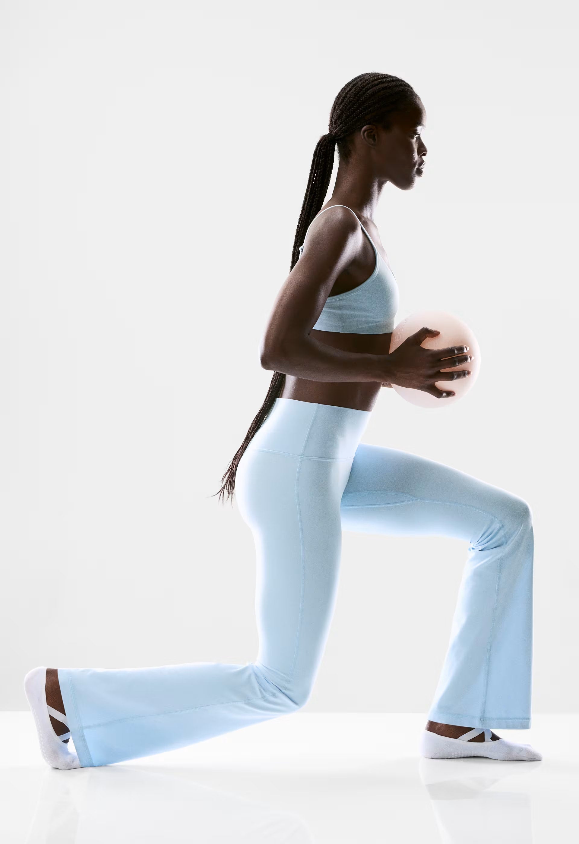 BUTTER Cheeky Hi-Rise Flare 32 Legging - VILLA BLUE