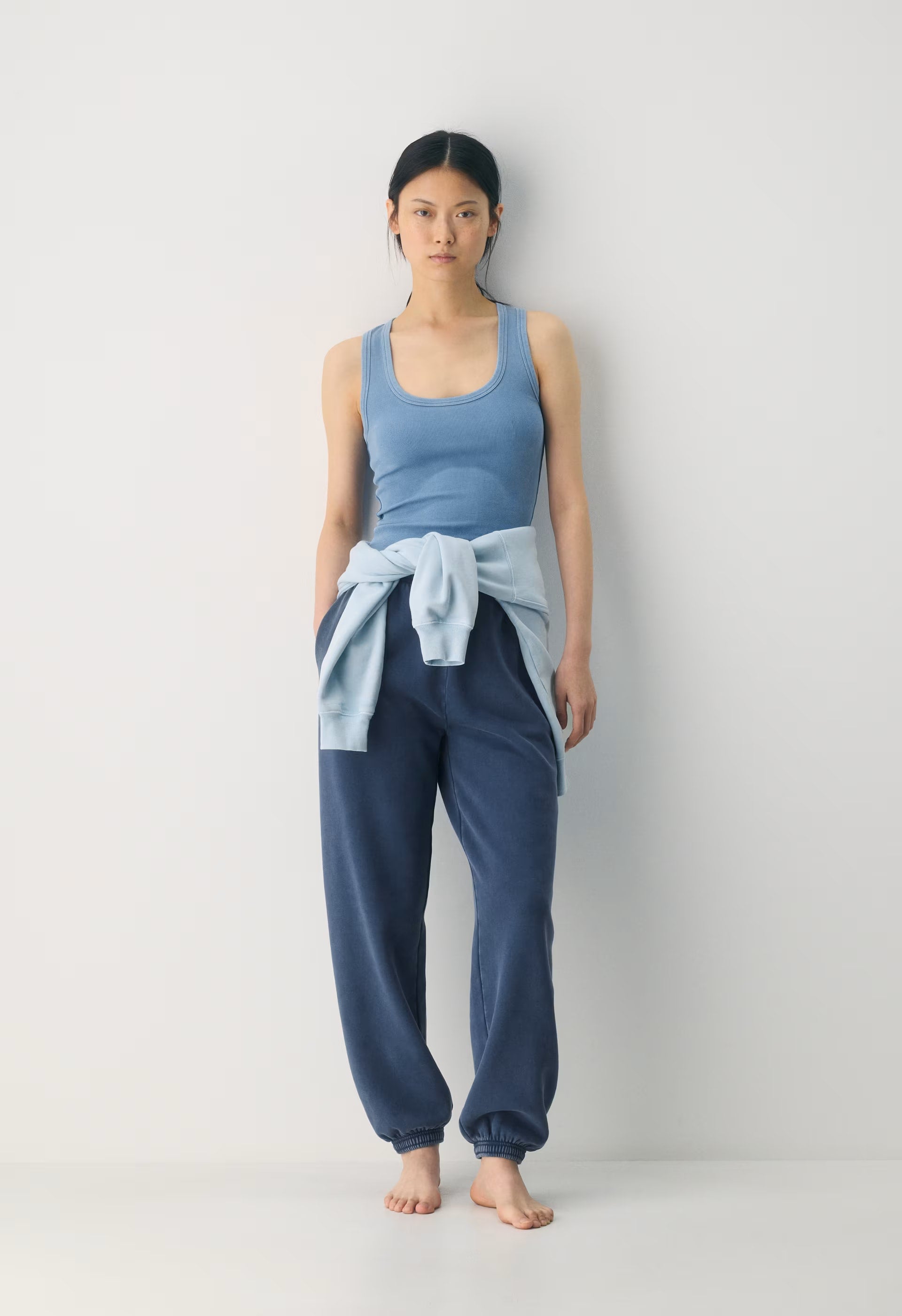 Cozy Sweatfleece Mega Jogger - NO-STRESS MEDIUM BLUE