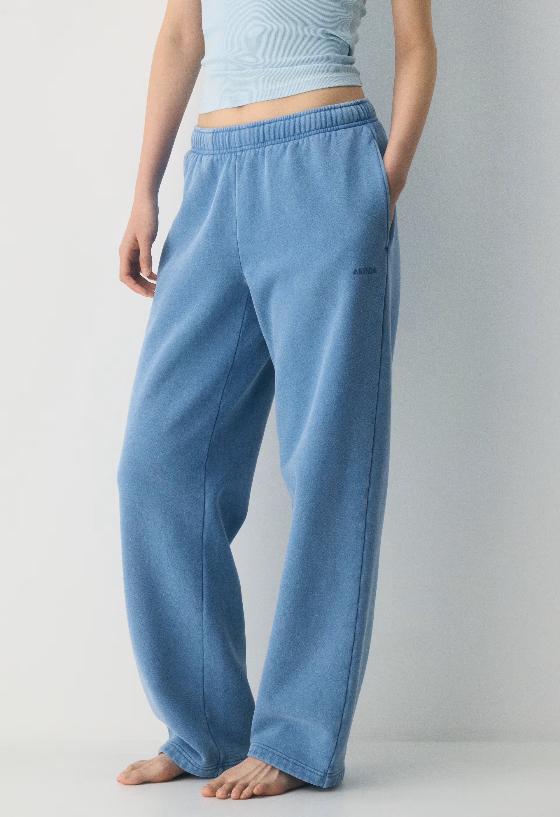 Cozy Sweatfleece Mega Straight™ Sweatpant - NO-STRESS LIGHT BLUE