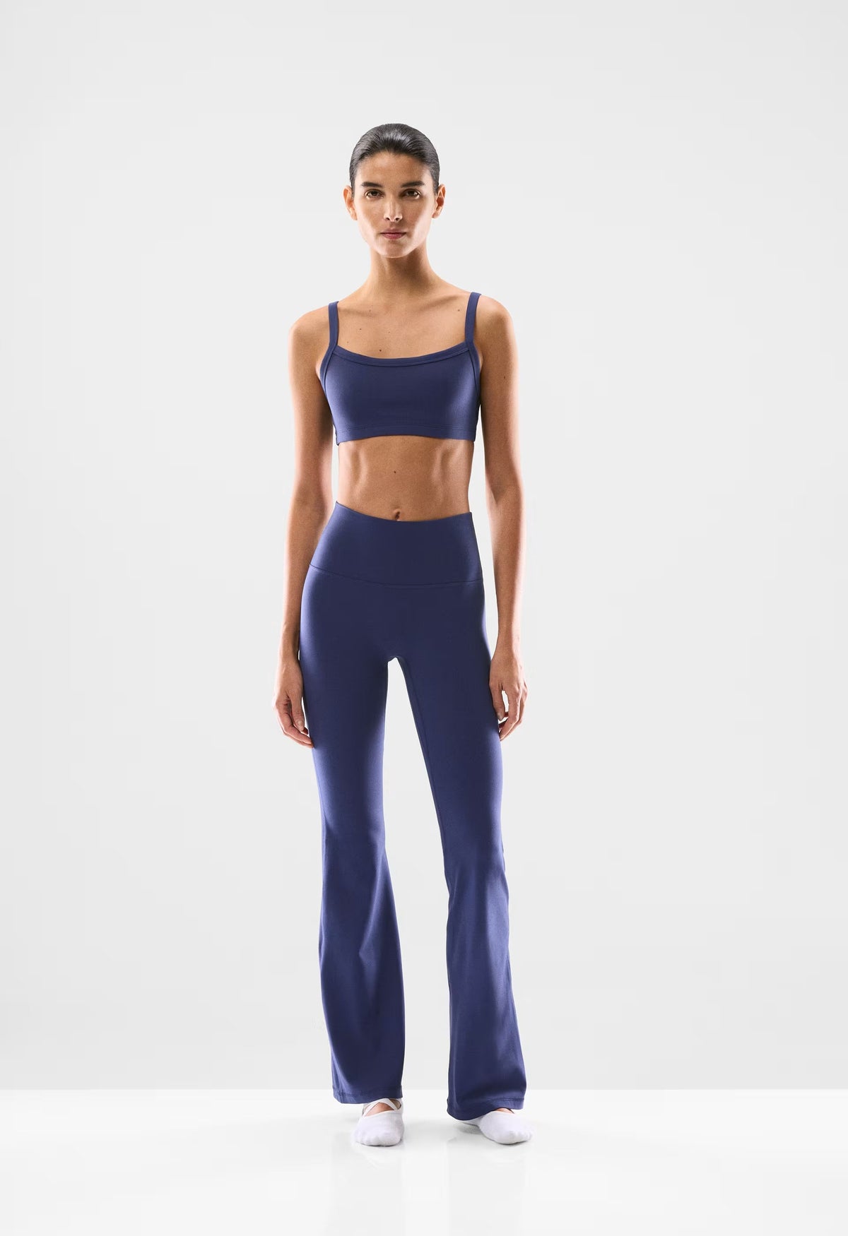 BUTTER Cheeky Infinite Hi Flare 32 Legging - HARBOUR NAVY