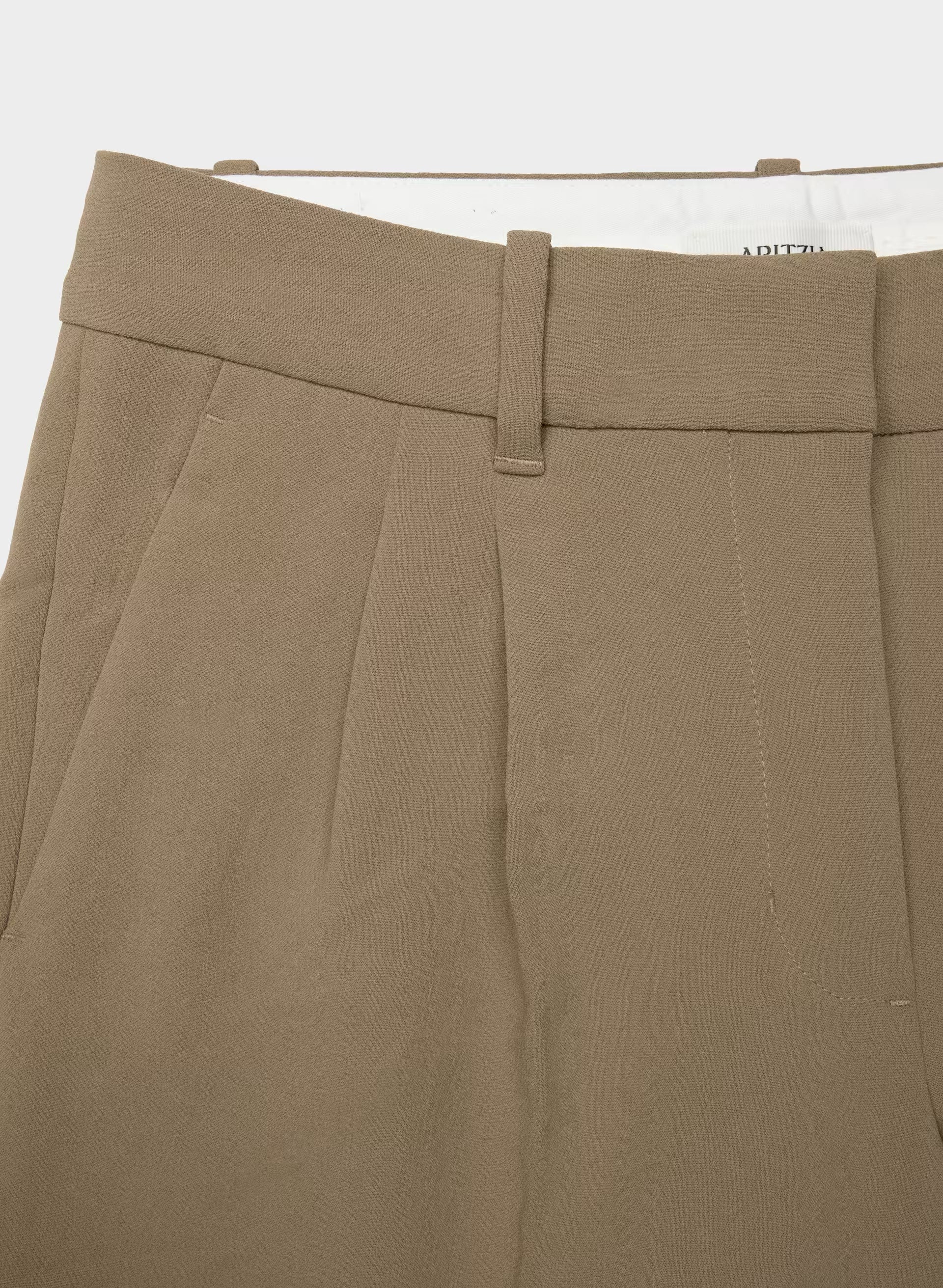 The Effortless Pant™ Lo-Rise - Crepette™ - FOLIO TAUPE