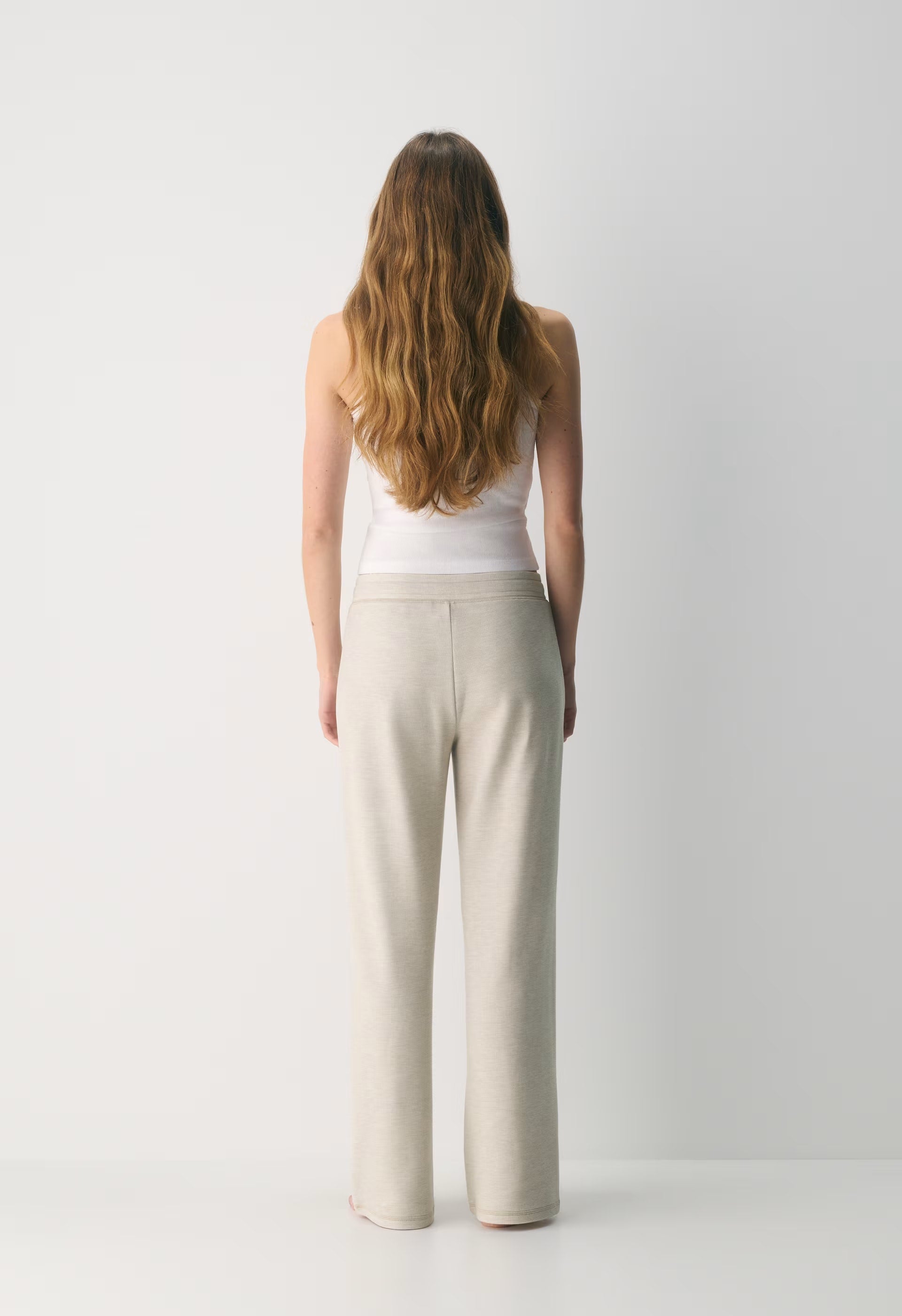 Wafflex Attune Pant - HEATHER ECRU