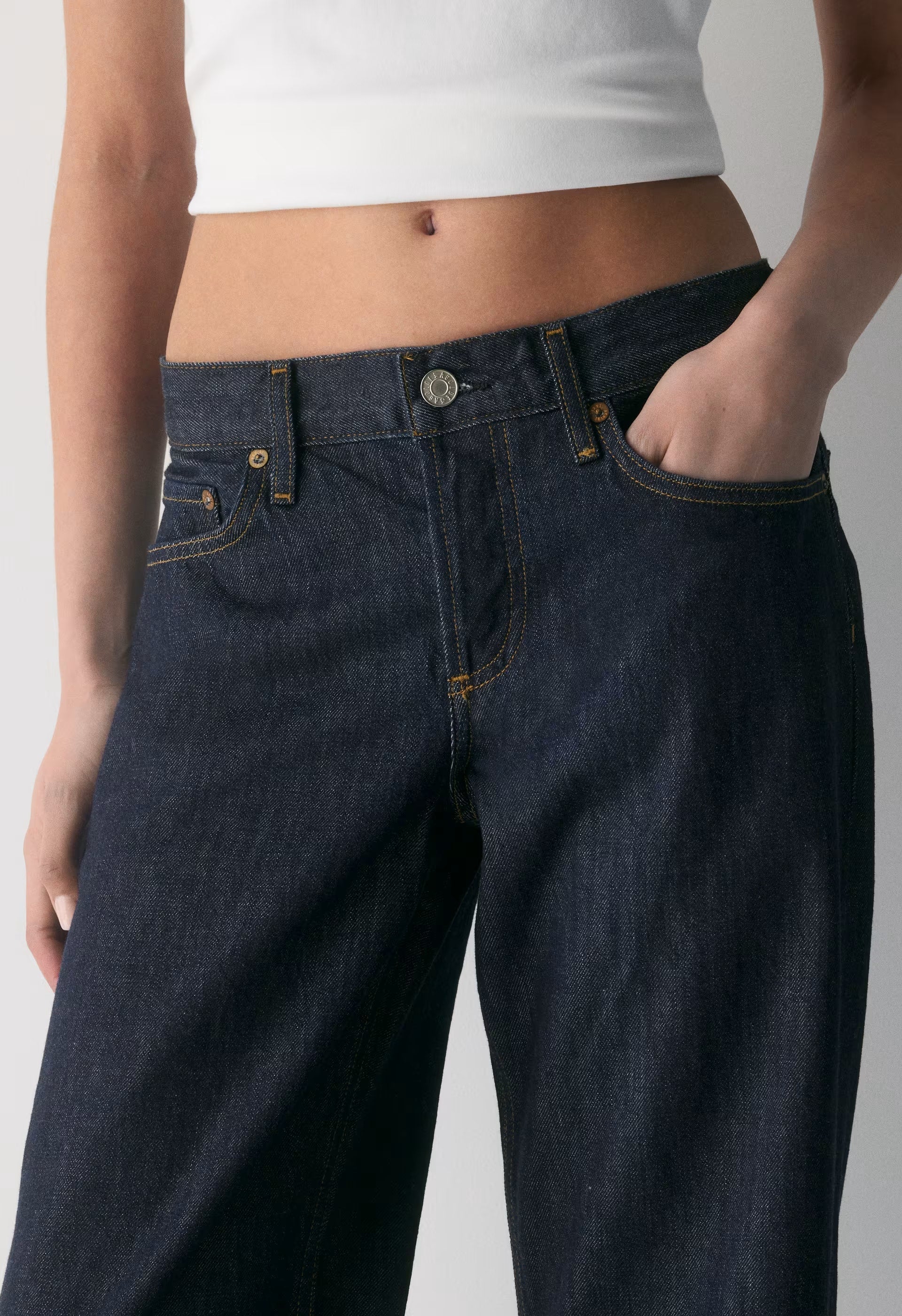 AGOLDE Low Rise Loose Jean - PURE