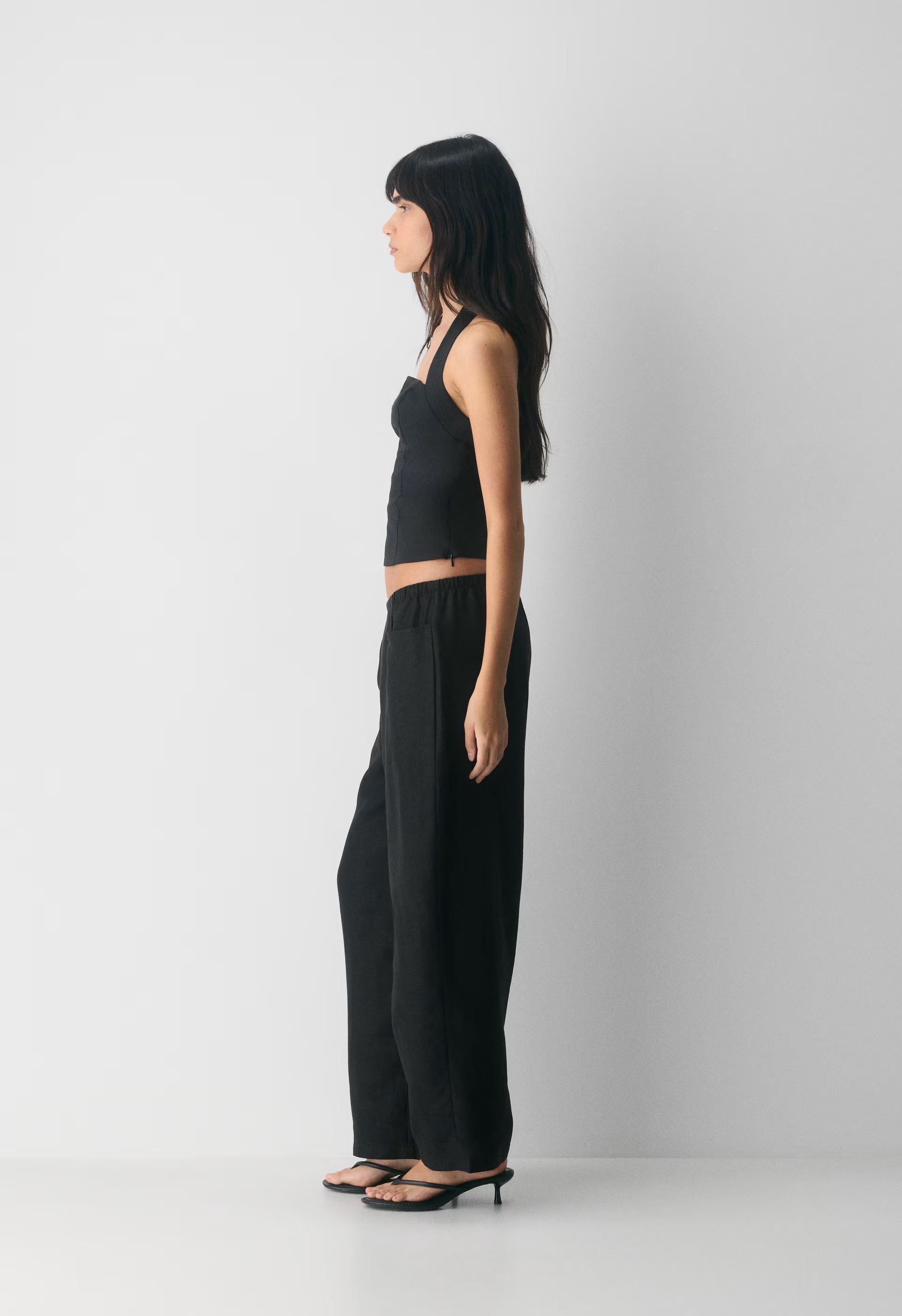 Narrative Barrel Pant - CruiseLinen™ - BLACK