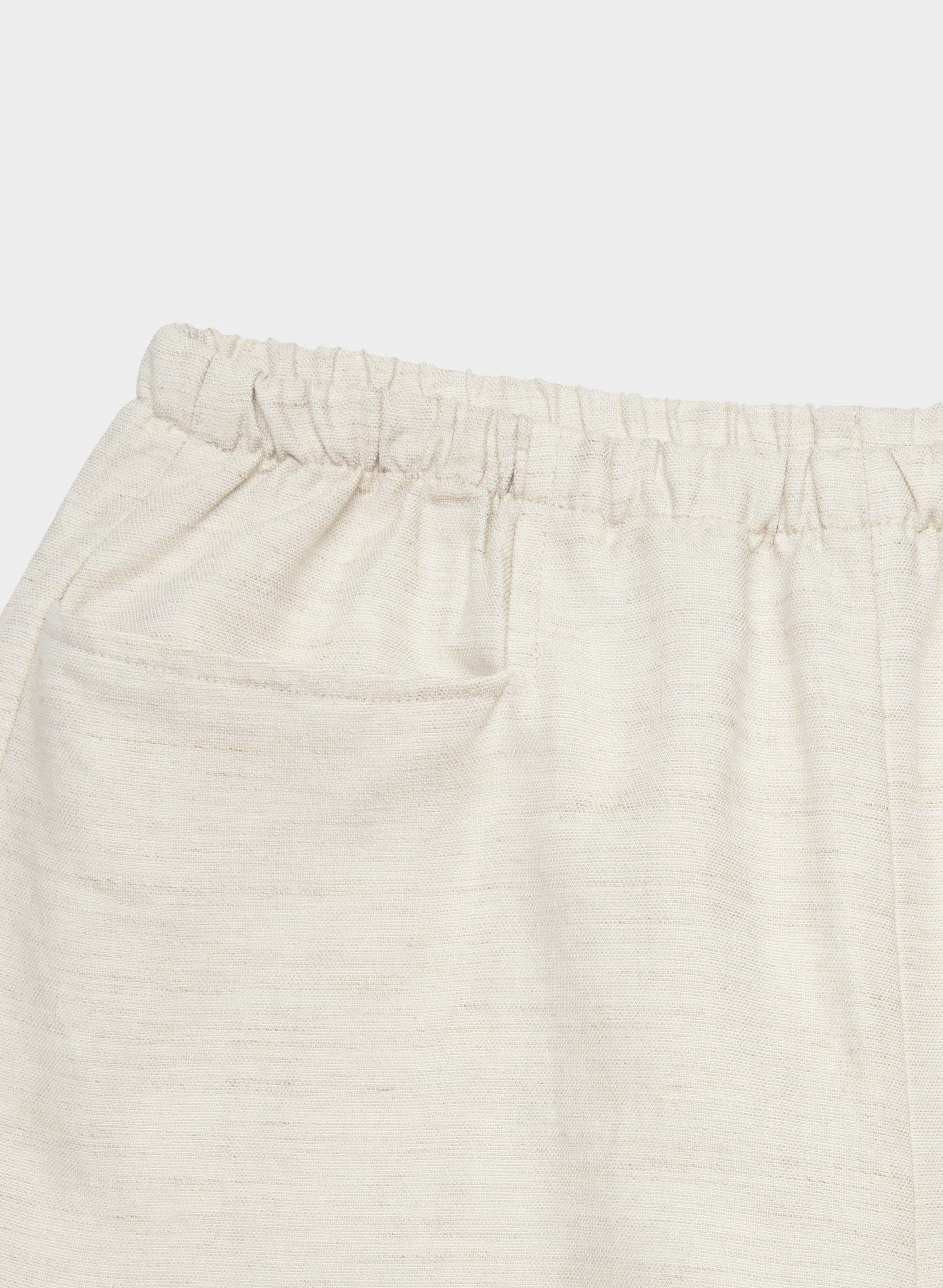 Narrative Barrel Pant - CruiseLinen™ - UNDYED ECRU