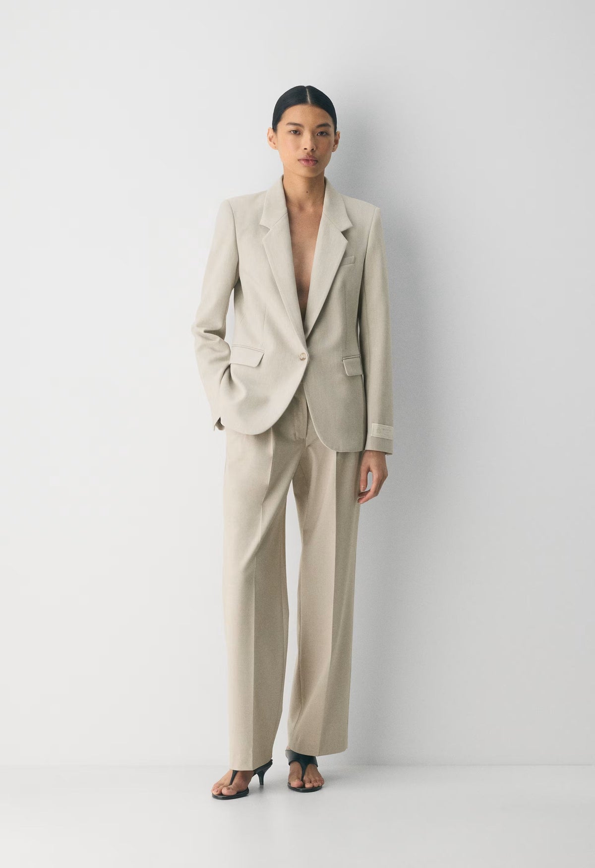 The Effortless Pant™ Lo-Rise - Eversential™ Light - HEATHER MATTE PEARL