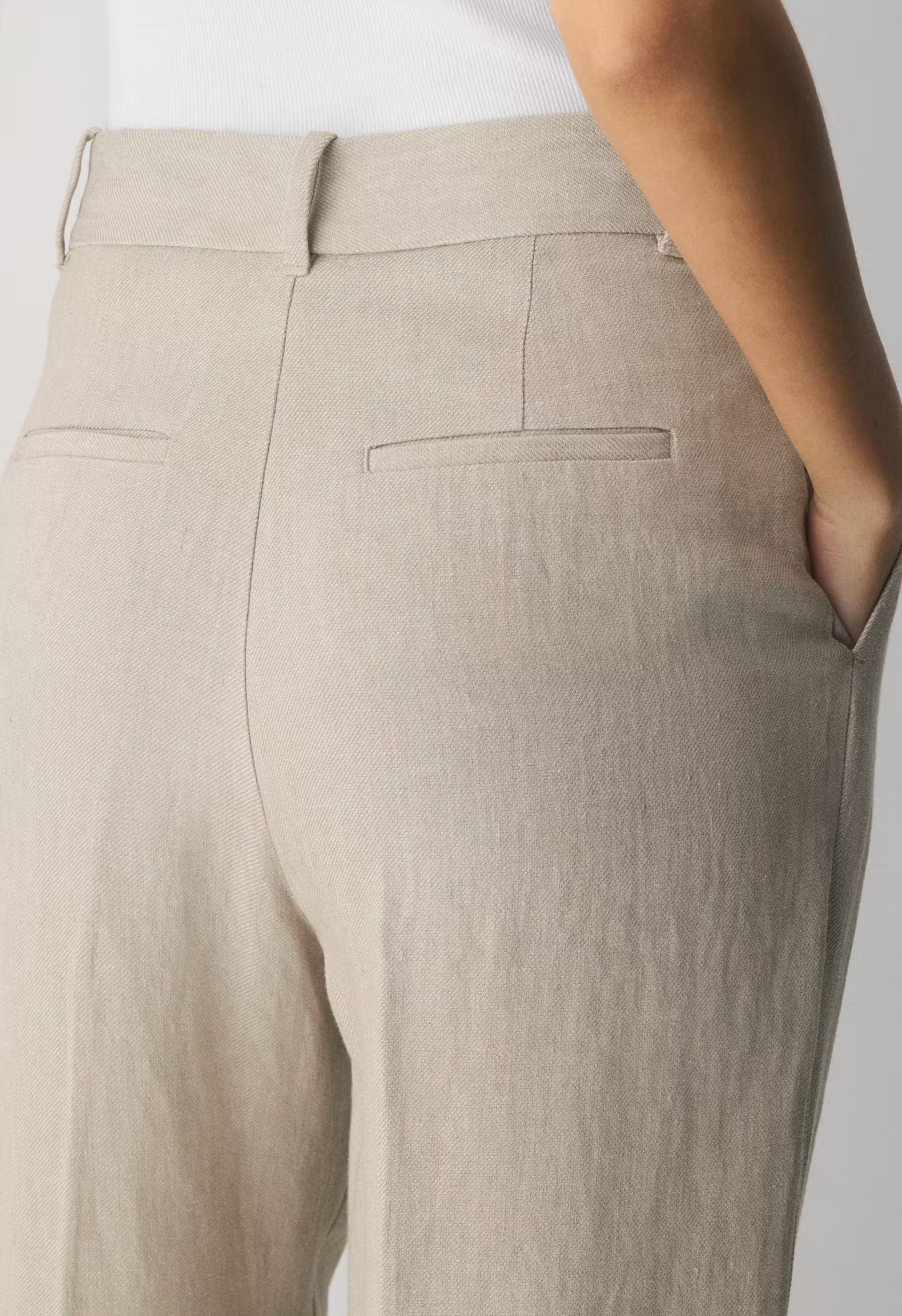 The Effortless Pant™ - PowerLinen™ - UNDYED DARK ECRU