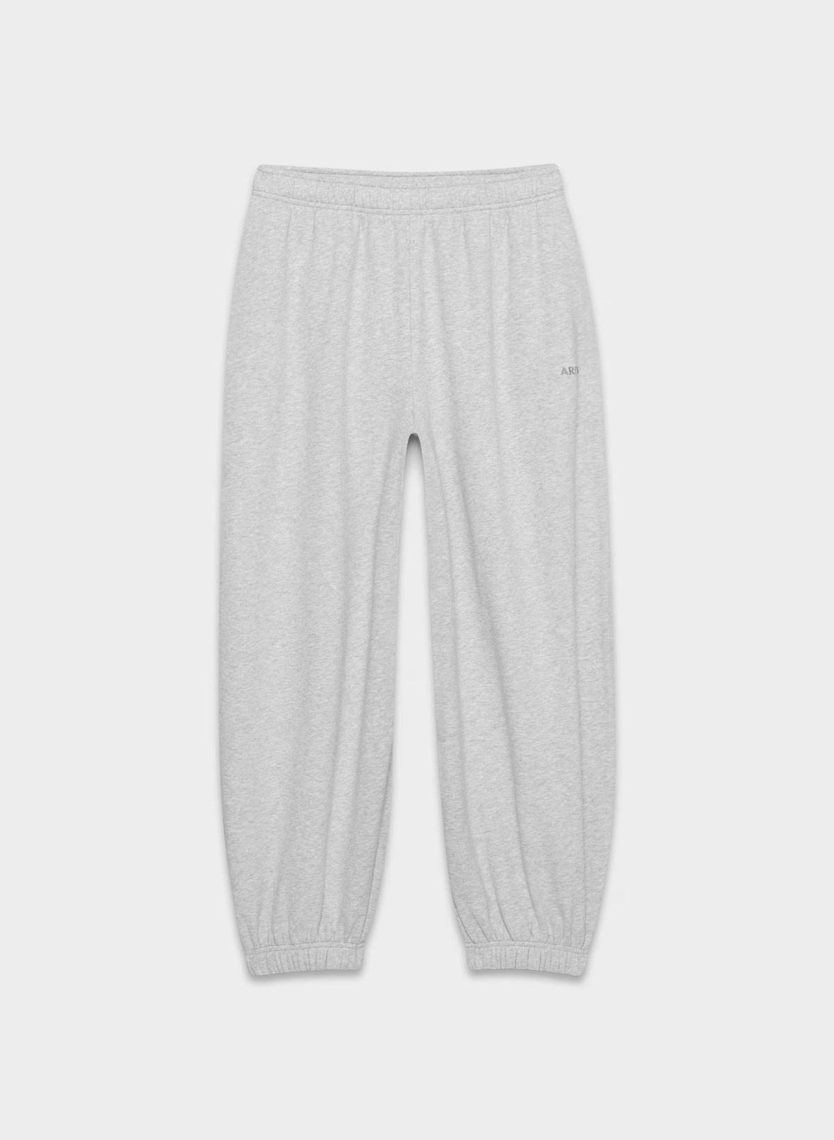 Cozy Sweatfleece Mega Baggy Balloon Jogger - HEATHER CHROME