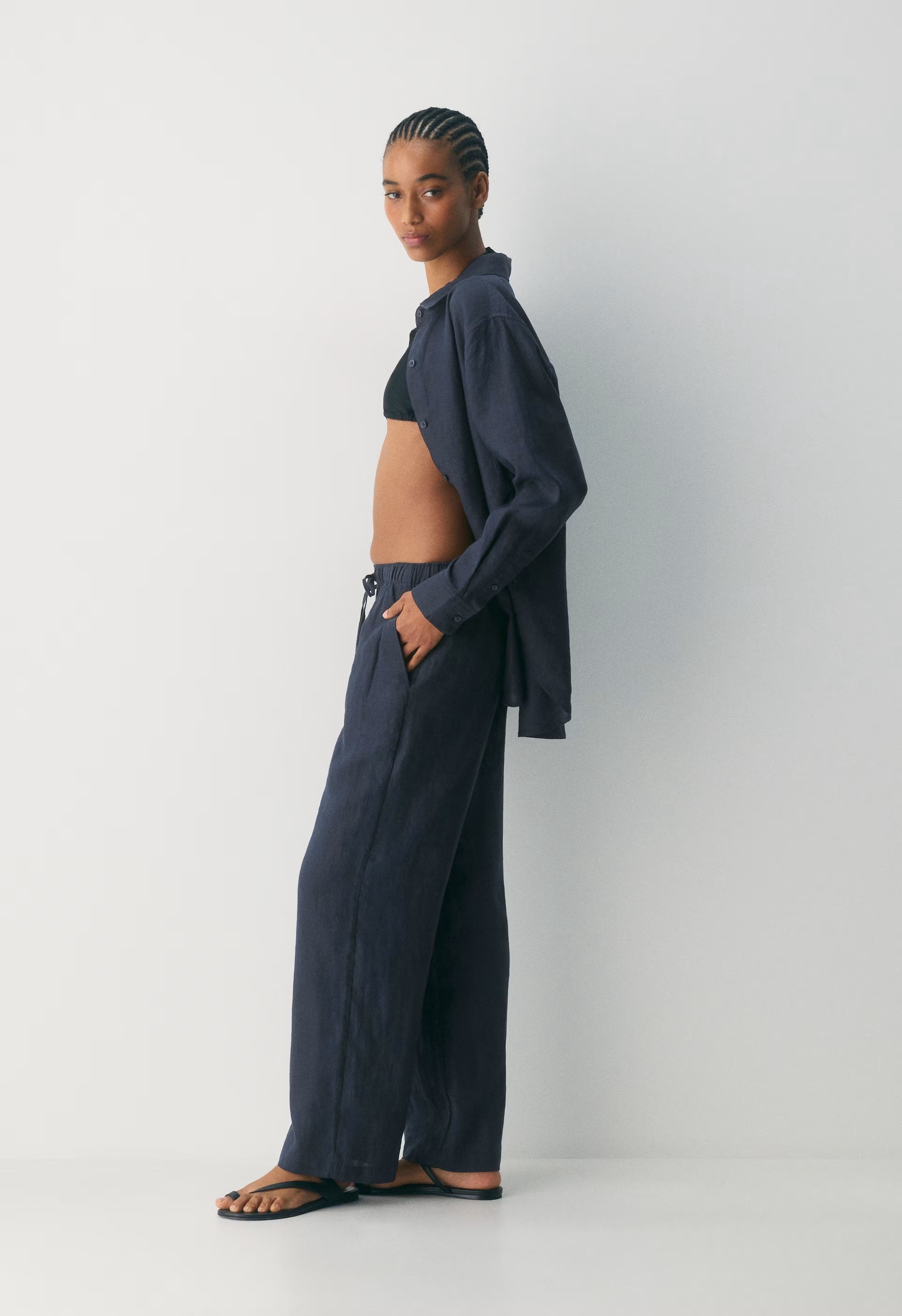 Sail Linen Pant - UNDYED ECRU