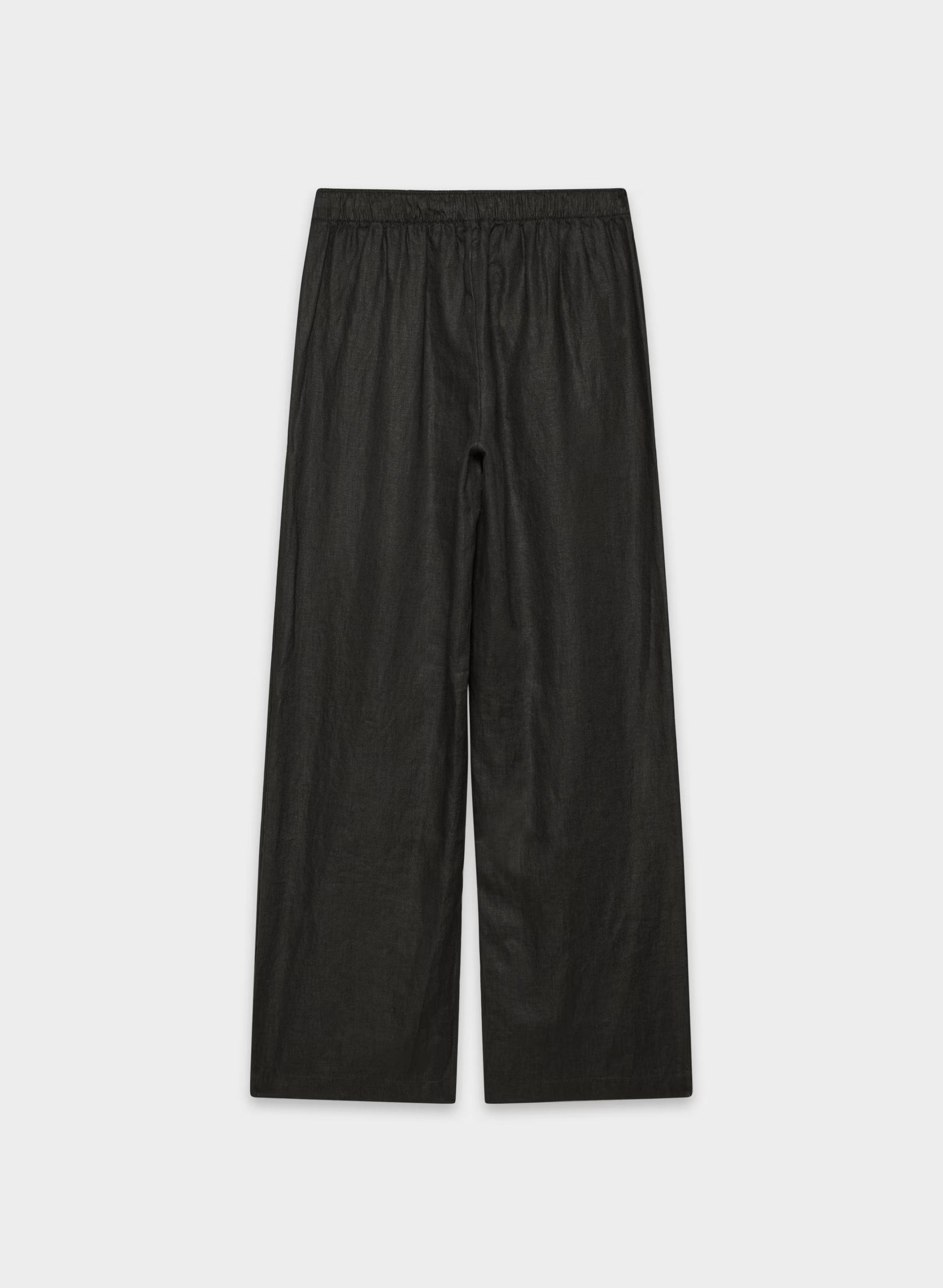 Sail Linen Pant - BLACK