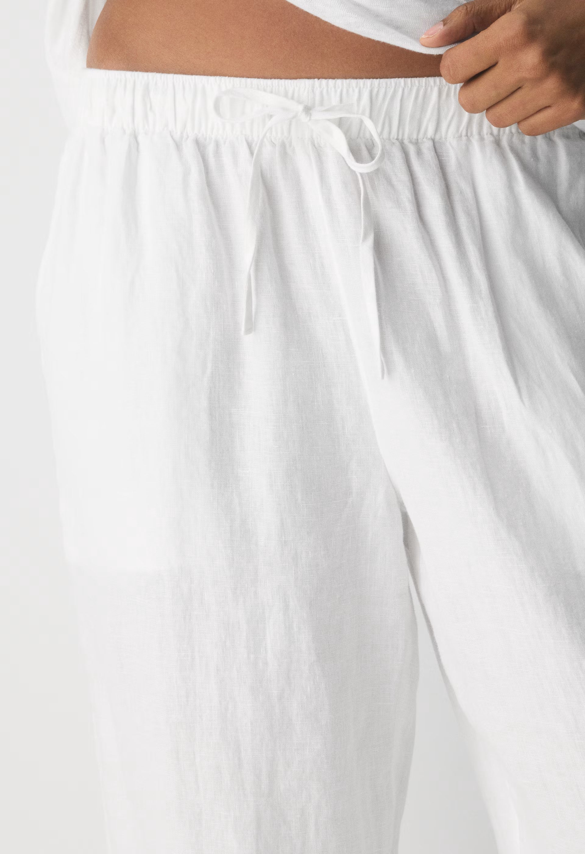 Sail Linen Pant - WHITE