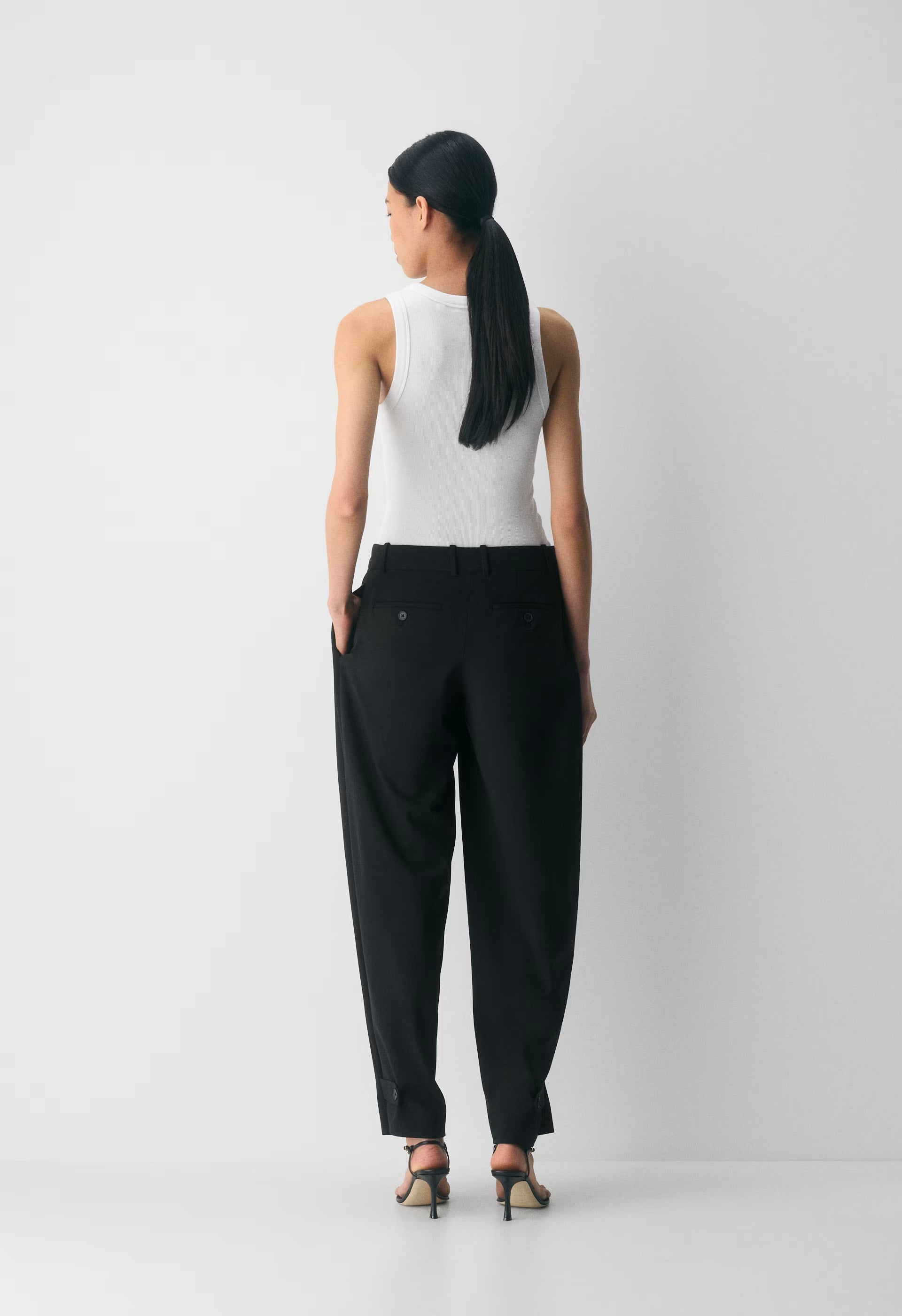 Chamber Wool Pant - BLACK