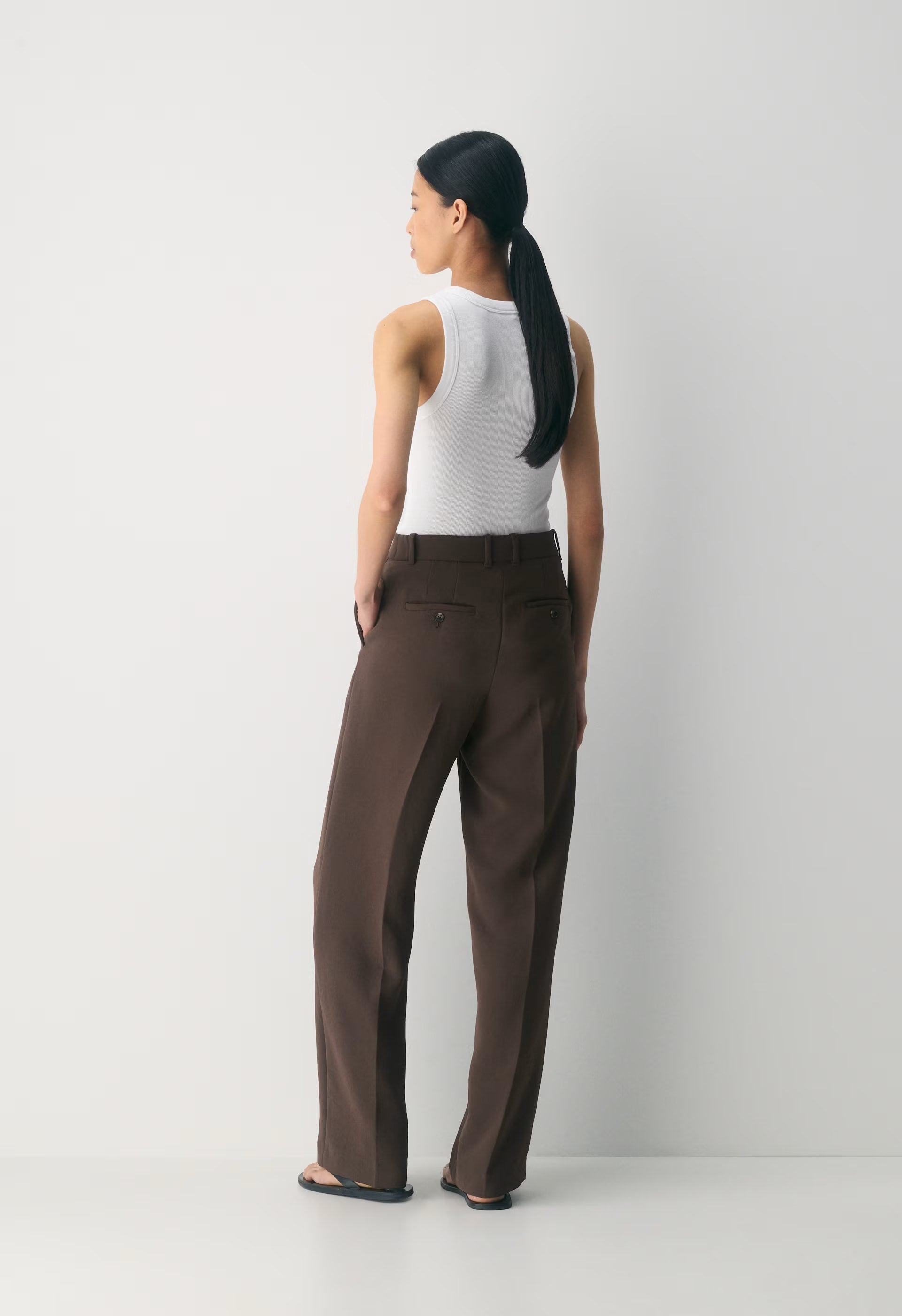 Agency Pant - Crepette™ - RICH MOCHA BROWN