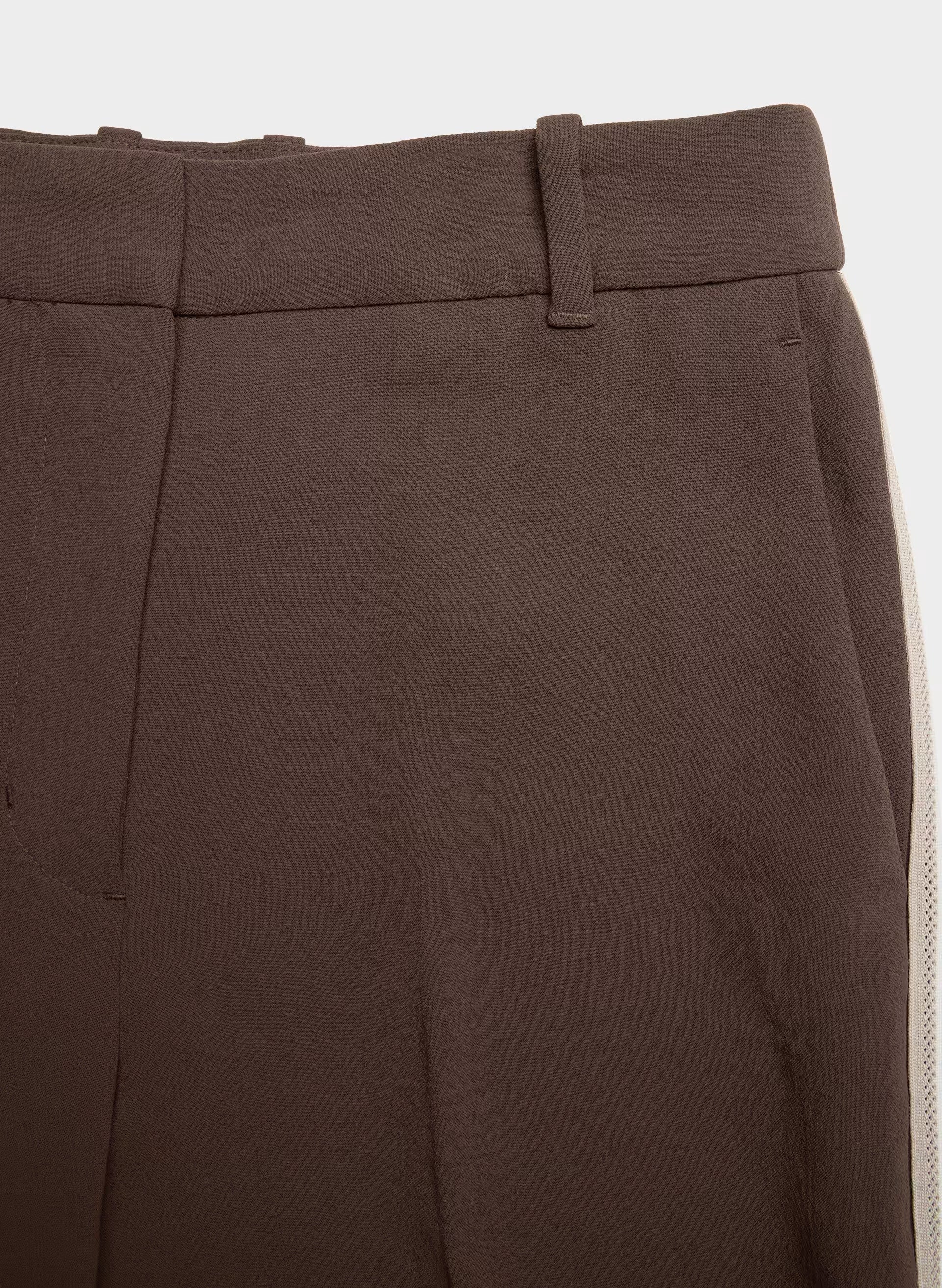 Agency Pant - Crepette™ - RICH MOCHA BROWN/MULTI