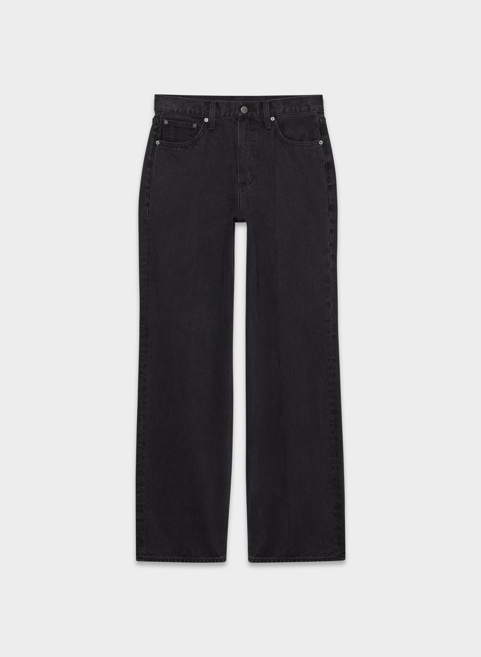 Denim Forum The '90s Iggy Lo-Rise Baggy Jean - BLACK EYELINER