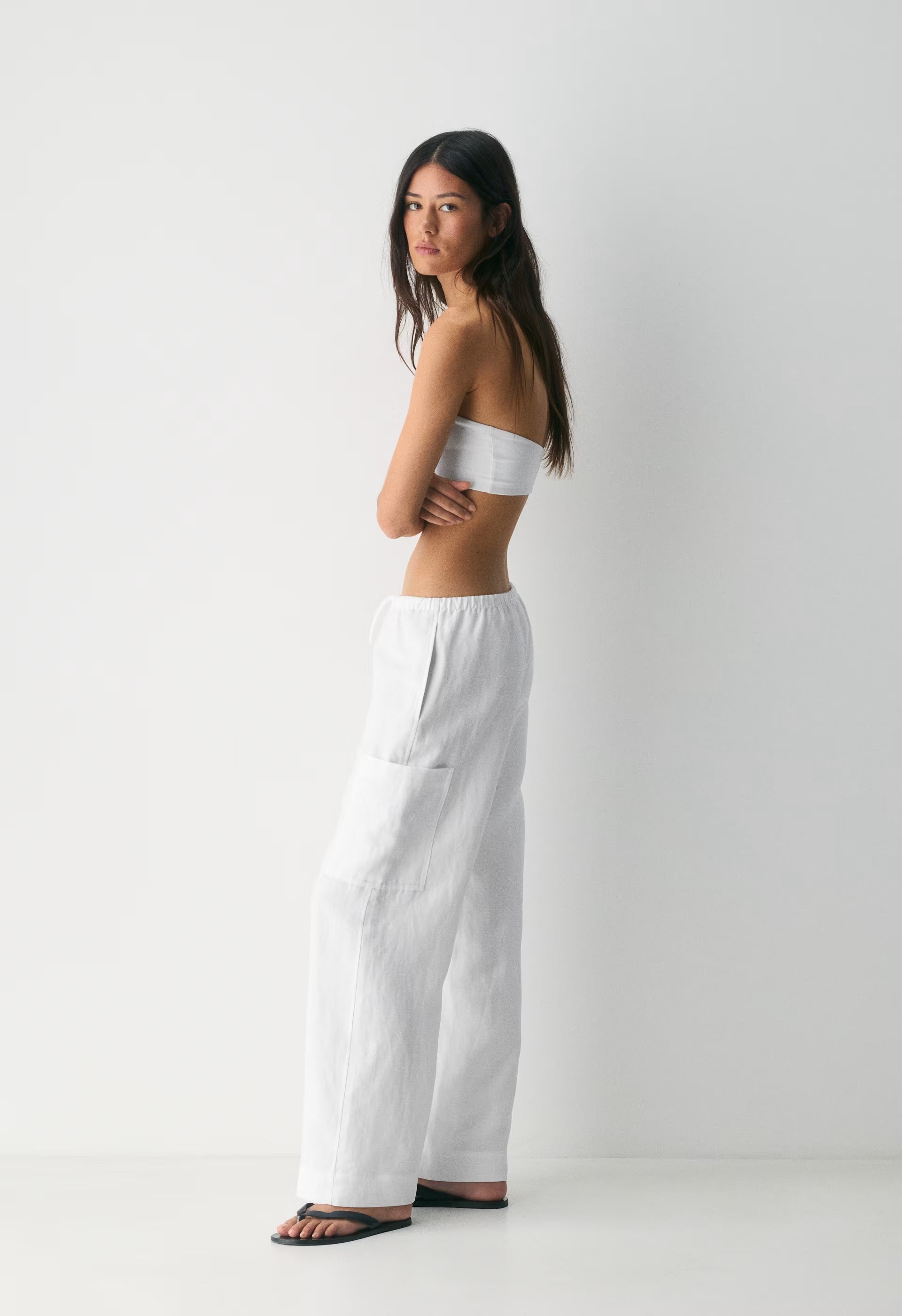 Joist Cargo Pant - CruiseLinen™ - WHITE