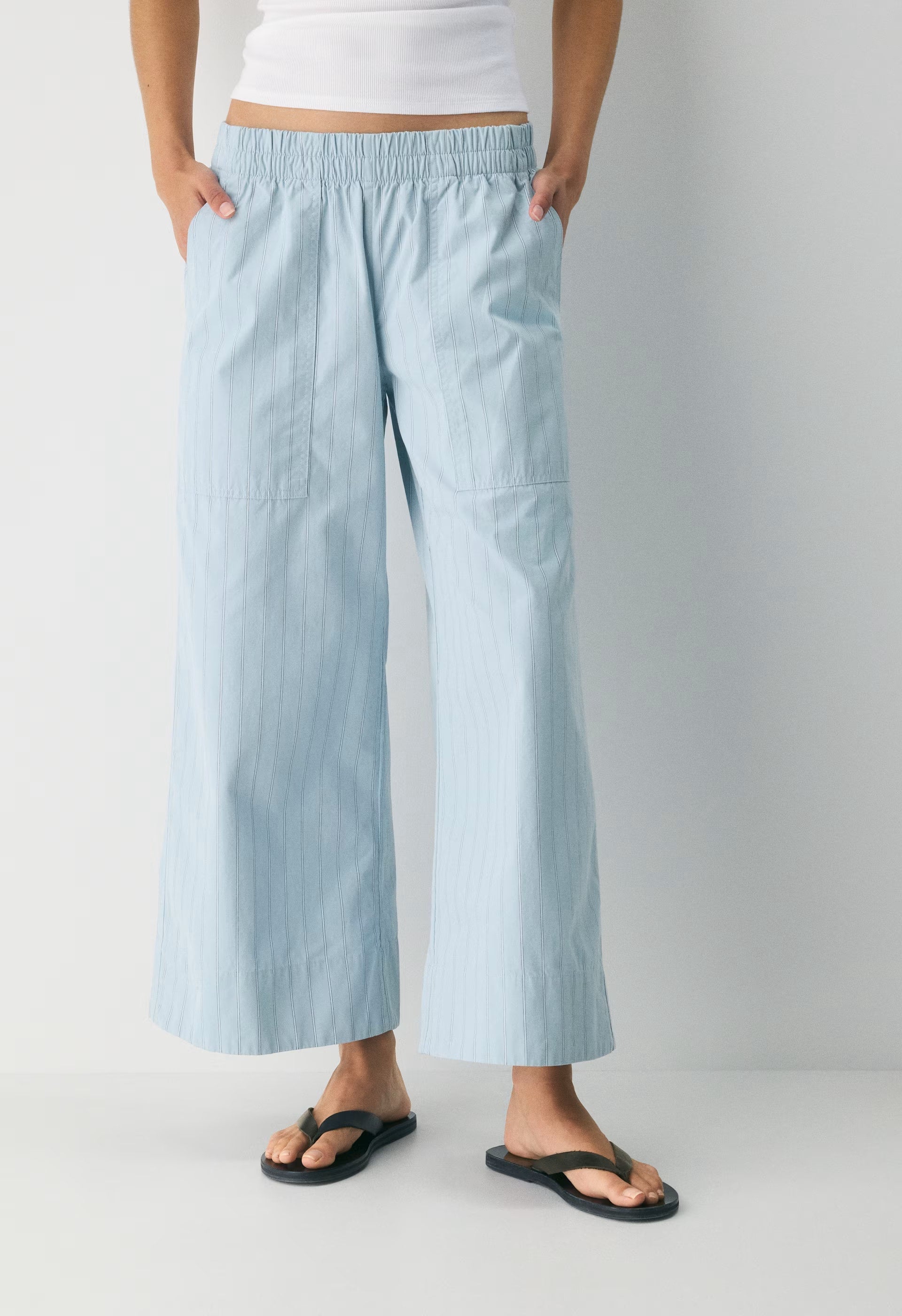 Honeybee Pant - FRNCHBLE/WHITE