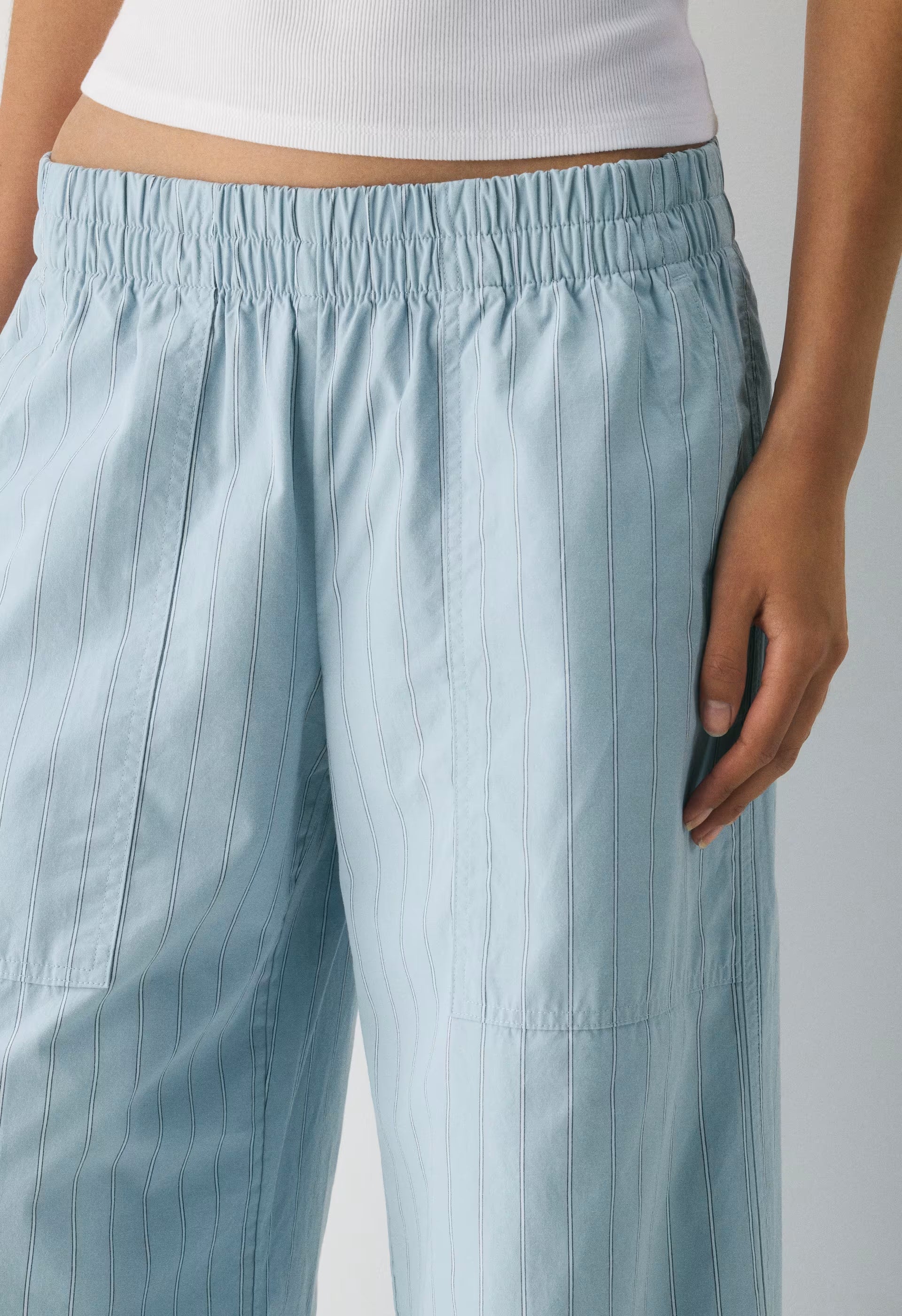 Honeybee Pant - DEWBLUE/WHITE