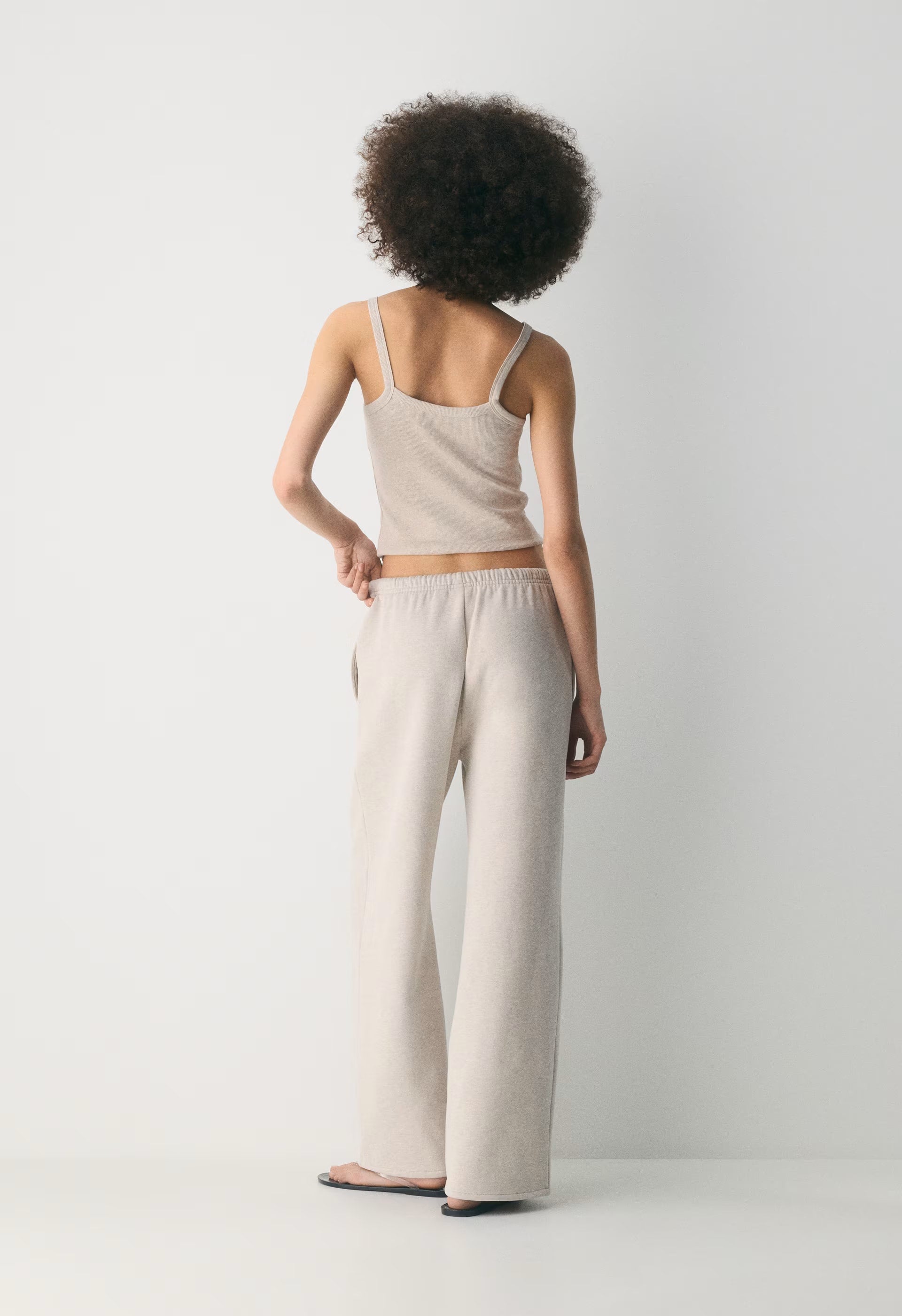 Cozy Sweatfleece Mega Flutter™ Sweatpant - HEATHER ECRU