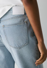 Denim Forum The Farrah Hi-Rise Wide Ankle Jean - 15 YRS BRL THR BLEU