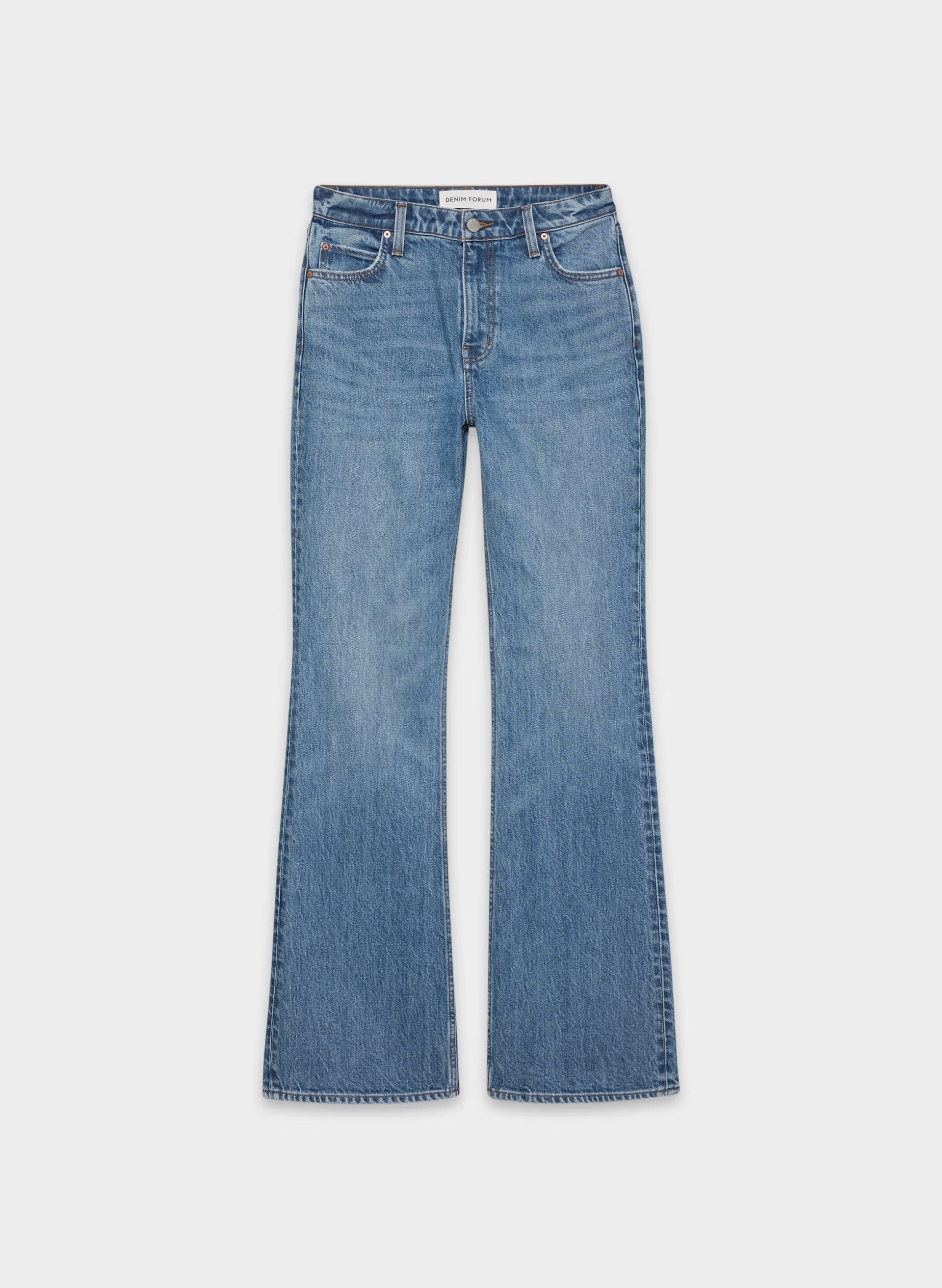 Denim Forum 001 Slim Hi-Rise Bootcut Jean - 5 YRS KISS N TELL BLEU