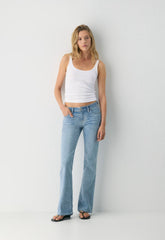 Denim Forum 002 Slim Lo-Rise Bootcut Jean - 7 YRS BLEU TABOO