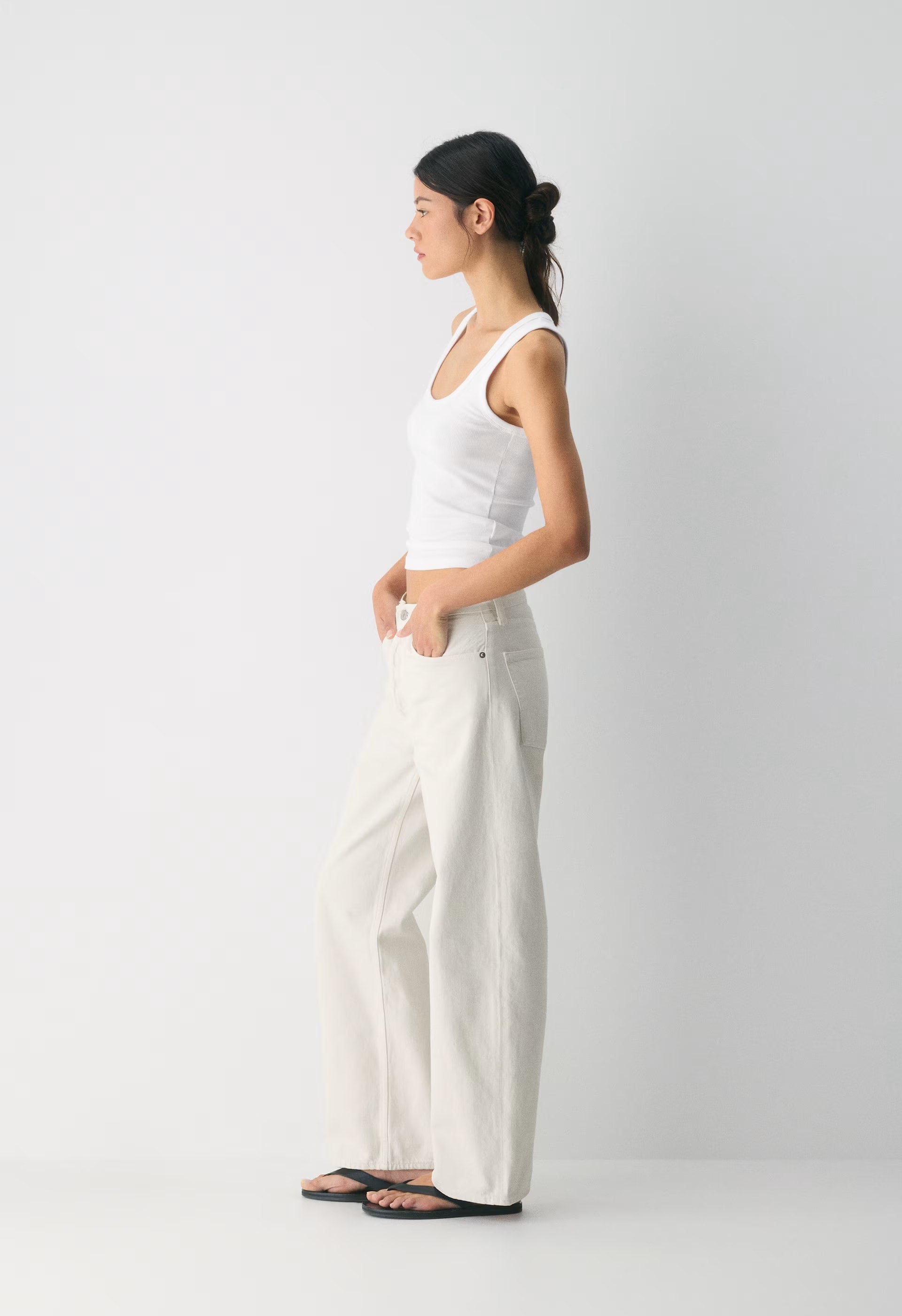 AGOLDE Arc Jean 29 - CHALK WHITE