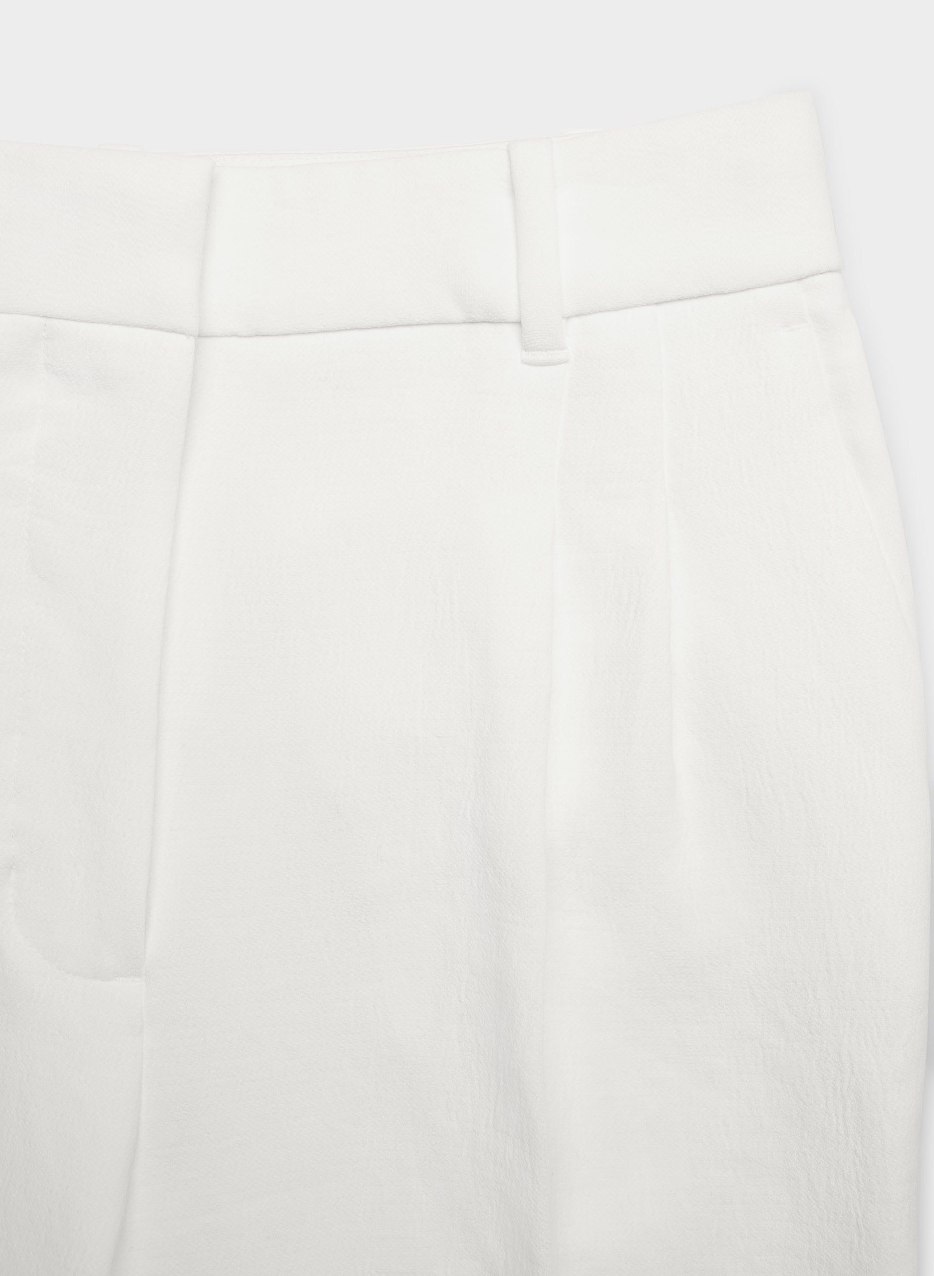 The Effortless Pant™ Cropped - Crepette™ - WHITE
