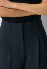 The Effortless Pant™ Cropped - Crepette™ - DARK NIGHT NAVY