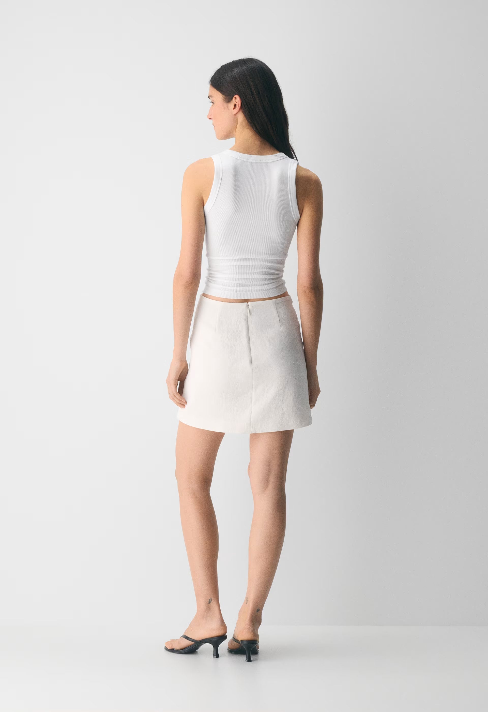 Classic Mini Skirt - Crepette™ - METROPOLIS BEIGE