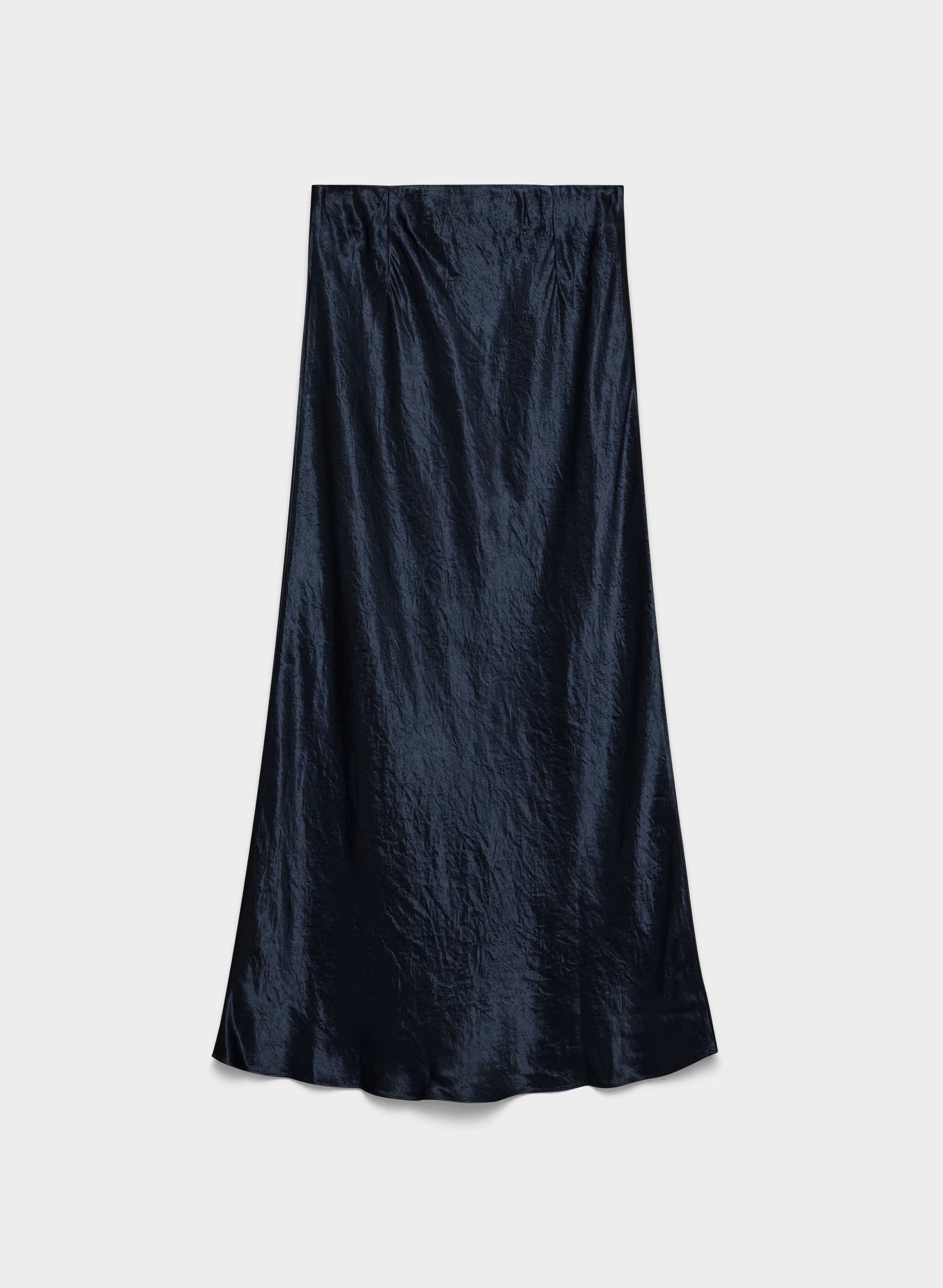 Slip Satin Maxi Skirt - ADMIRAL