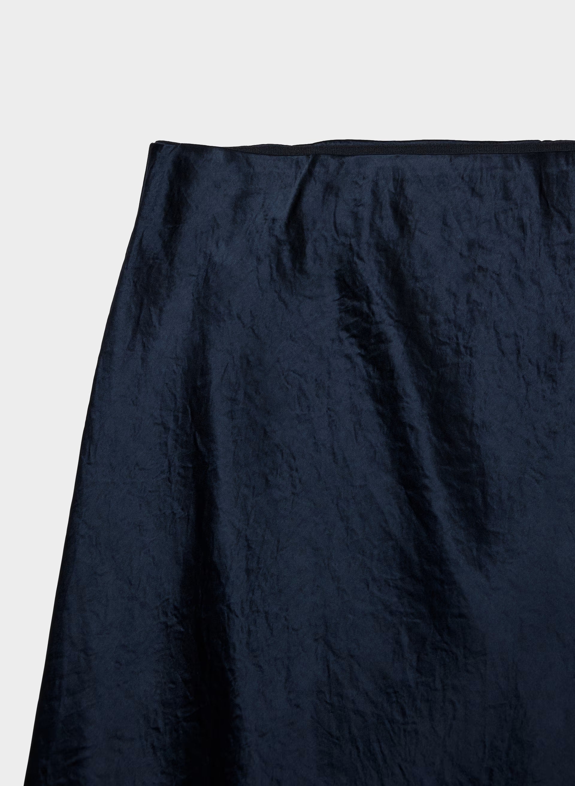 Slip Satin Maxi Skirt - ADMIRAL